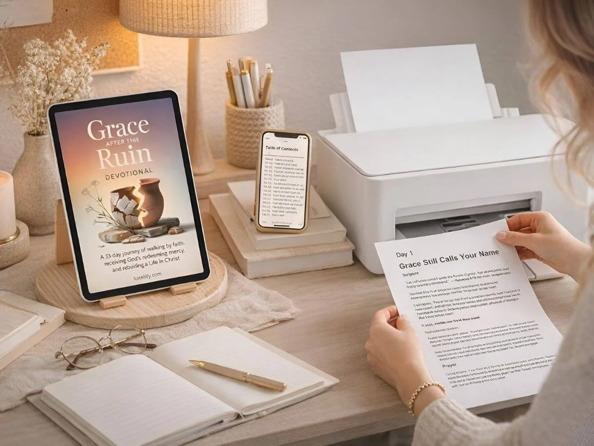 Grace After the Ruin Devotional: A 33-Day Faith Journey for Women Seeking Restoration 