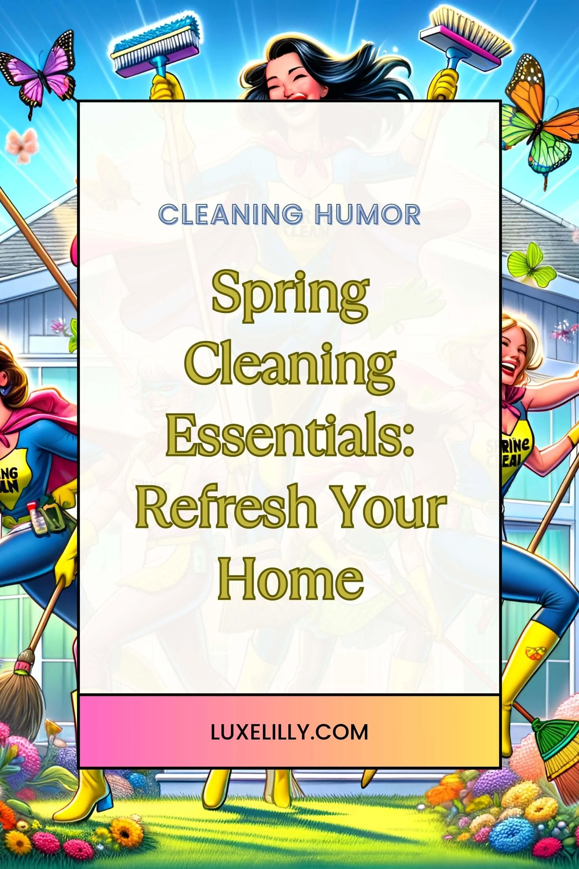 Clean Humow Laugh While You Clean: Hilarious Spring Cleaning Humor 2024 — Lilly & Co.