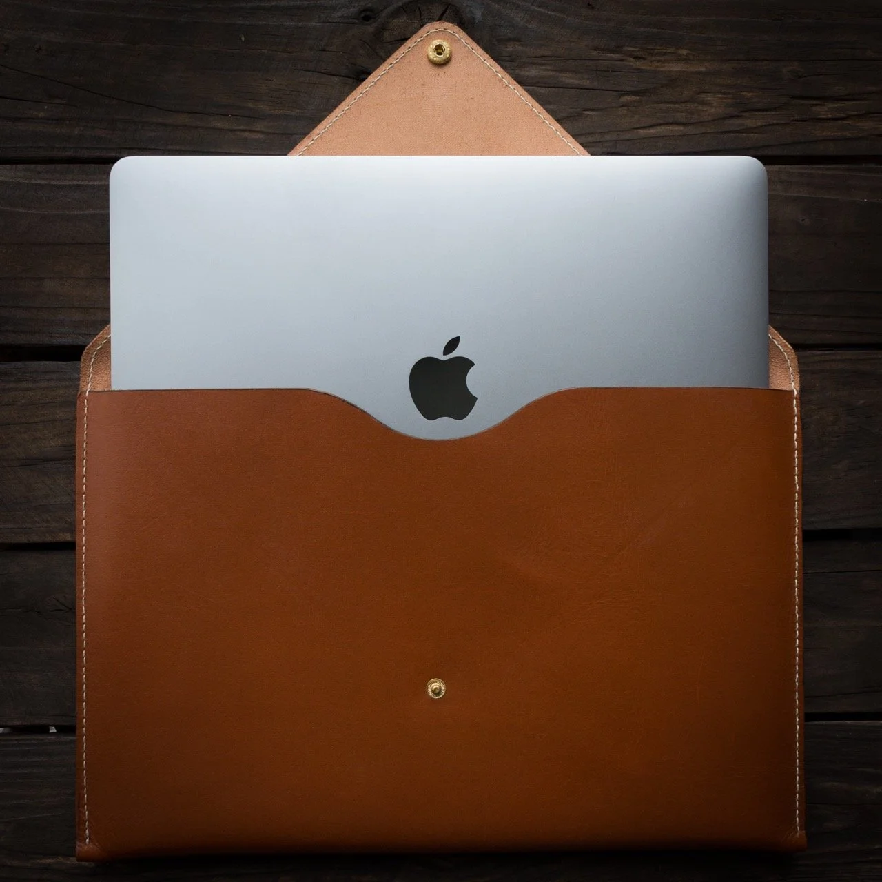 Handmade Leather Macbook/Laptop Sleeve — Hawthorn Leather Company