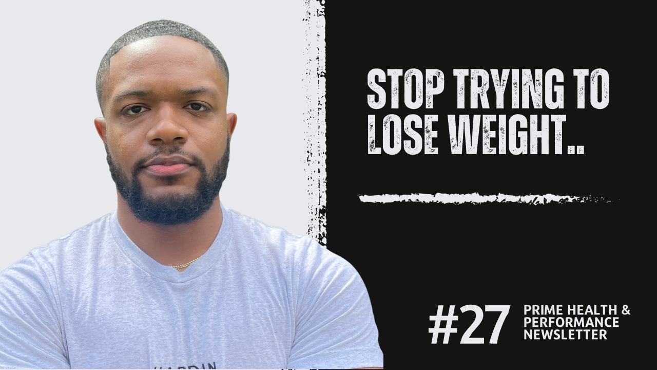 Stop Trying to Lose Weight..