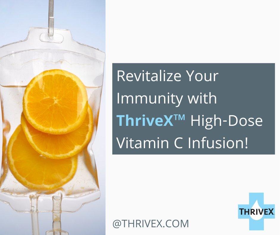 Boost, Recharge, Thrive! Revitalize your immunity with ThriveX&trade; Vitamin C Infusion Therapy. Visit us today.
