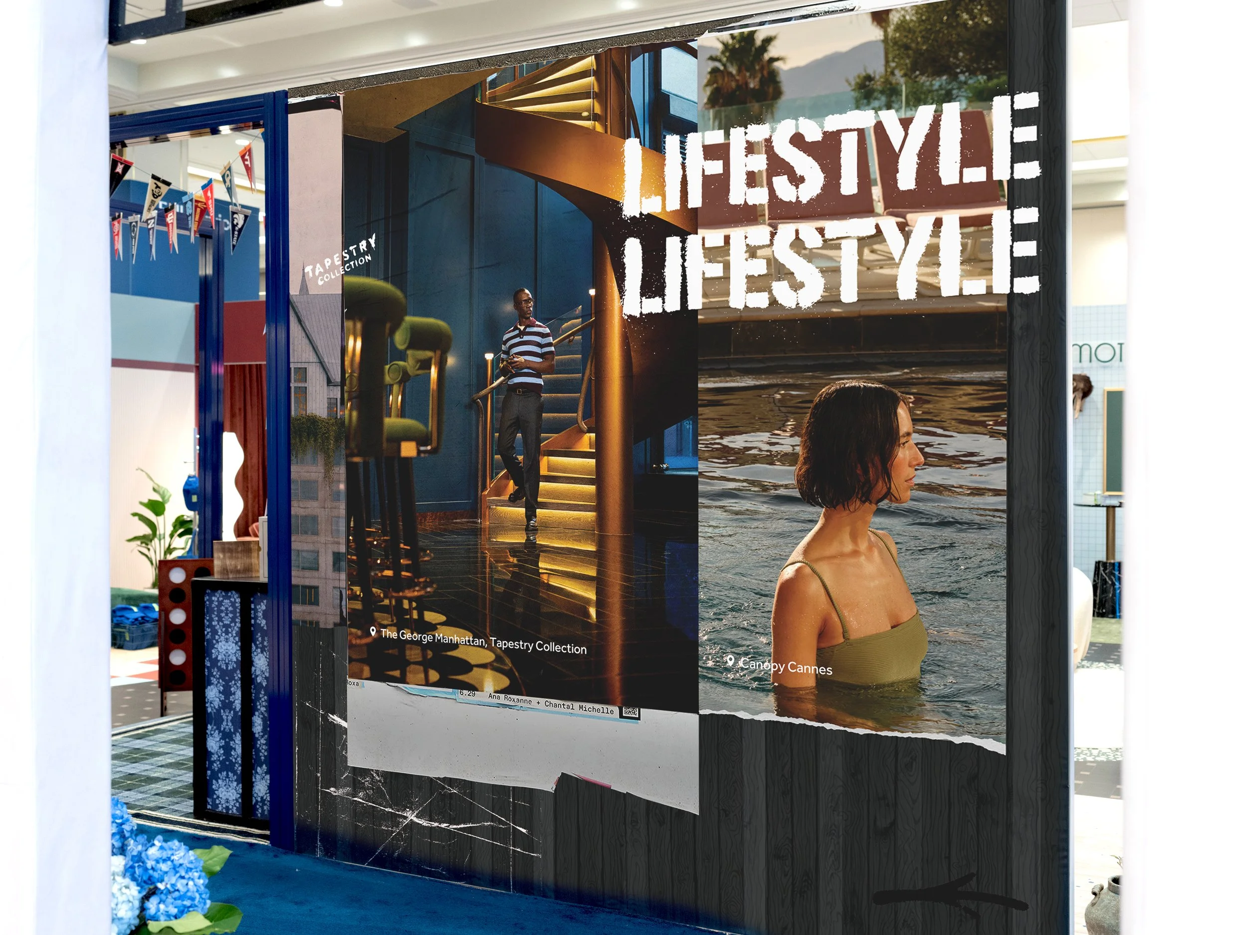 Lifestyle Booth: Exterior Wheatpaste Wall