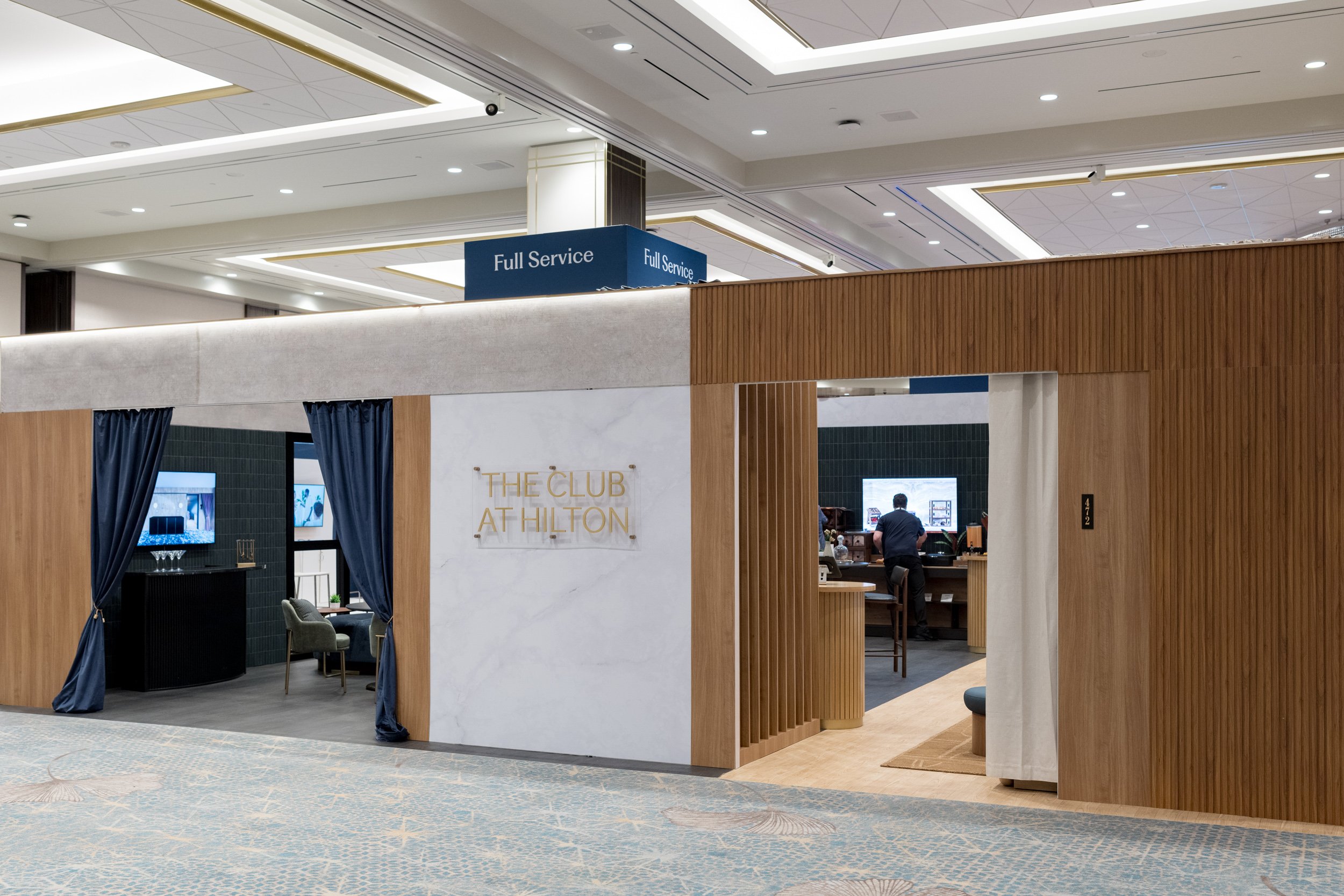 Full Service Booth Entrance