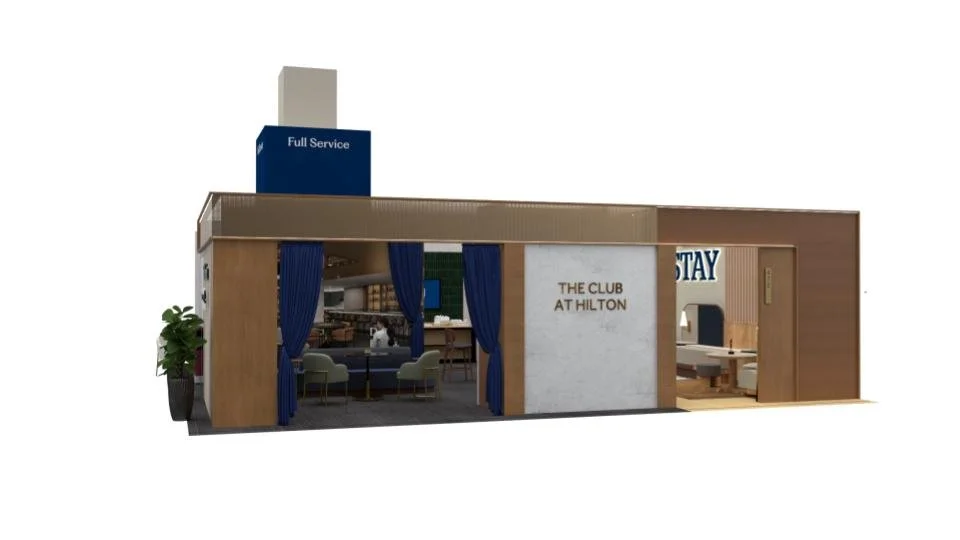 Full Service Booth Entrance Rendering
