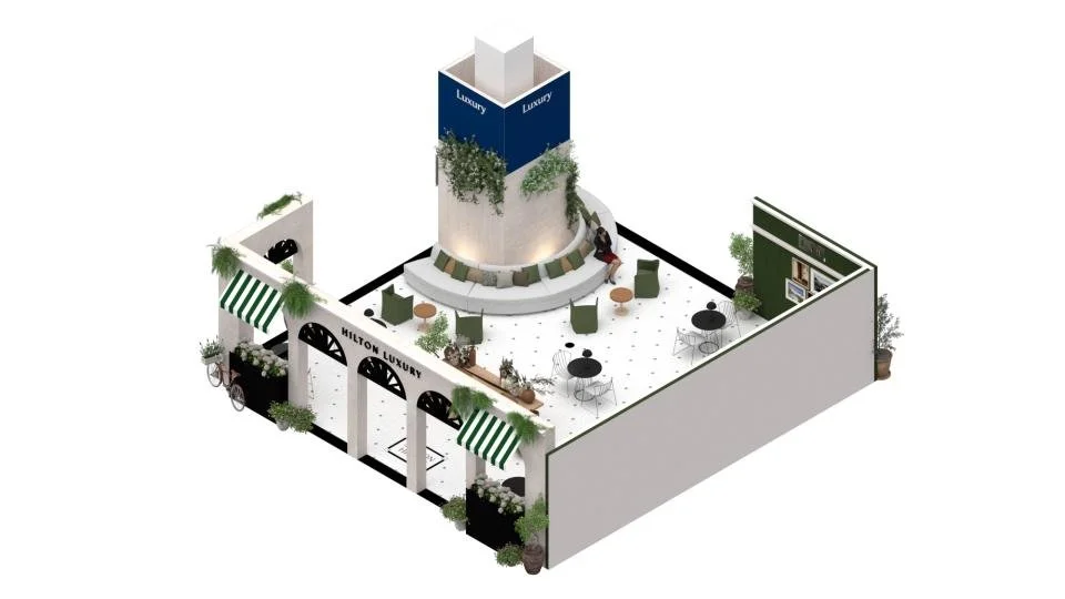 Luxury Booth Dollhouse Rendering