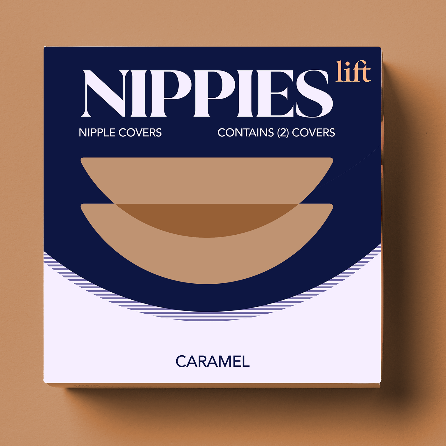 Nippies Lift Packaging - Caramel