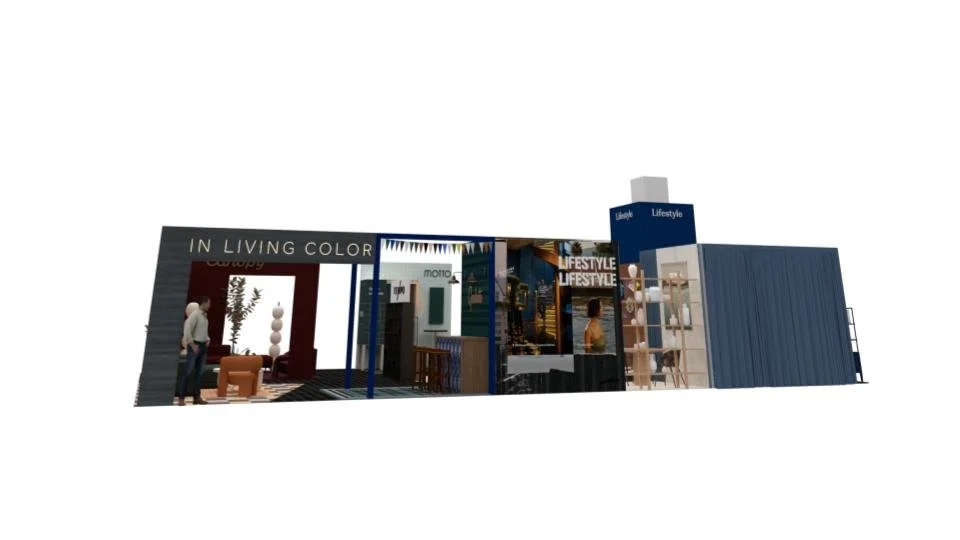 Lifestyle Booth Entrance Rendering