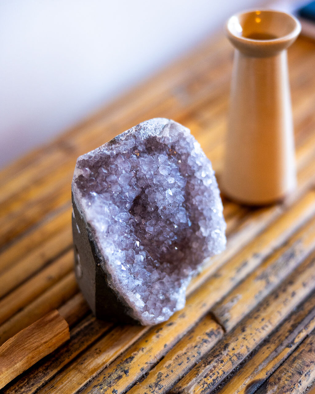 Happy #FengshuiFriday! Did you know Amethyst makes an extremely good meditation stone? It helps to quiet the mind from distractions, increases intuition all  while ensuring that we remain logical and grounded. Amethyst provides the gift of emotional 