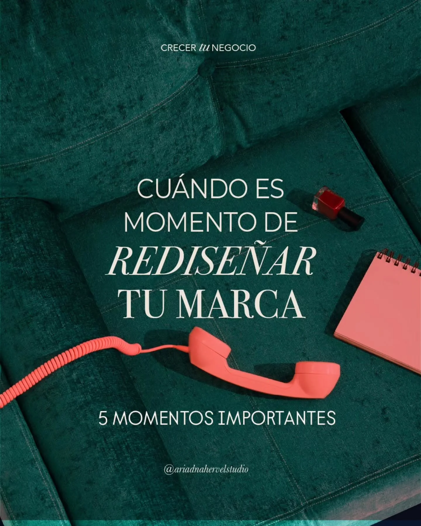 &iquest;Cu&aacute;ndo es el momento de redise&ntilde;ar tu marca?, es una muy buena pregunta.

Aqu&iacute; 5 momentos importantes para considerarlo:

1. Ya no representa lo que haces
2. Ya no conecta con tu audiencia 
3. Tu imagen se ve anticuada 
4.