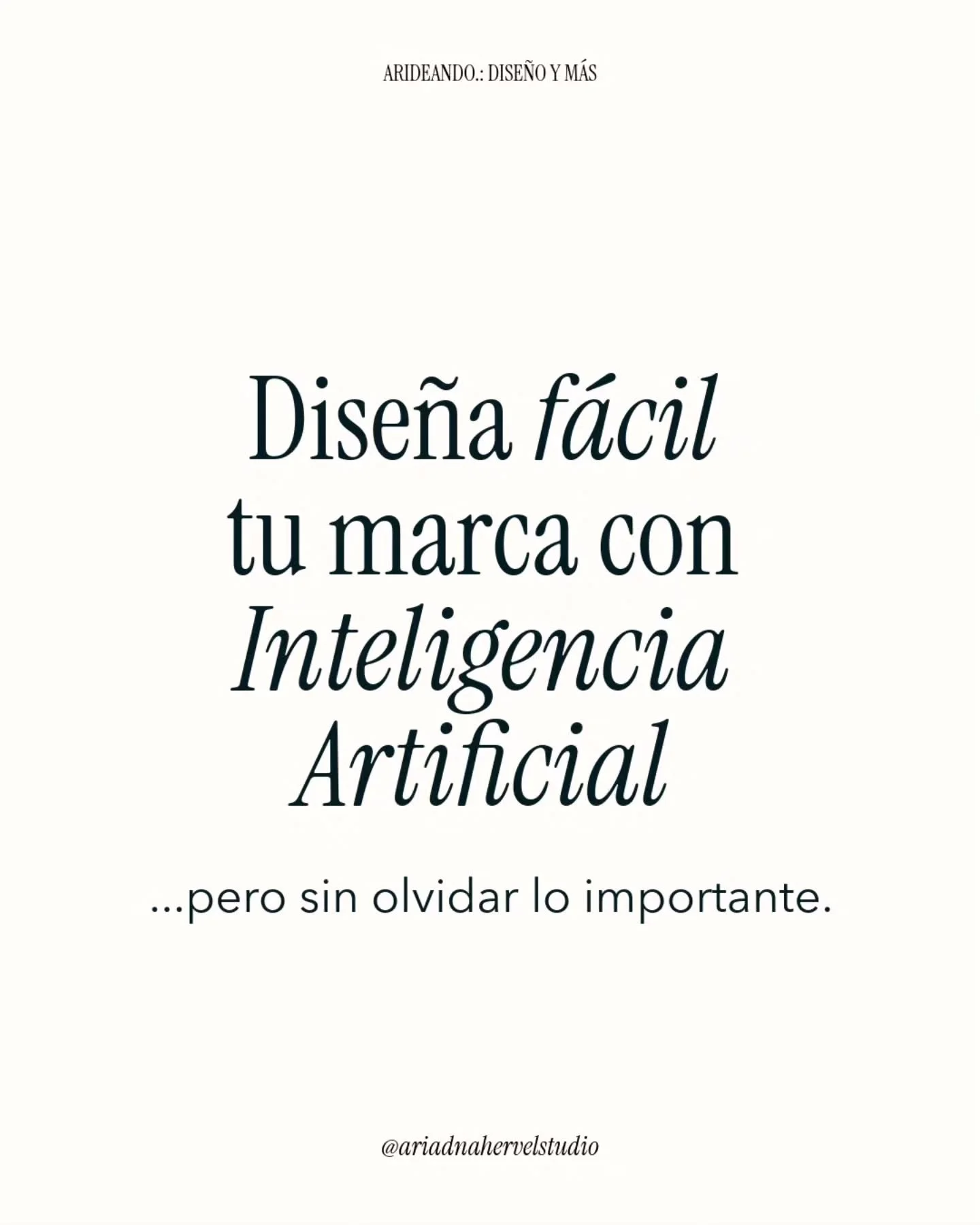 Dise&ntilde;ar tu marca con IA&hellip; pero con prop&oacute;sito humano

Dise&ntilde;ar una marca no es un prompt o solo elegir colores, tipograf&iacute;as o crear un logotipo atractivo.
Es construir una historia con prop&oacute;sito.

Porque detr&aa
