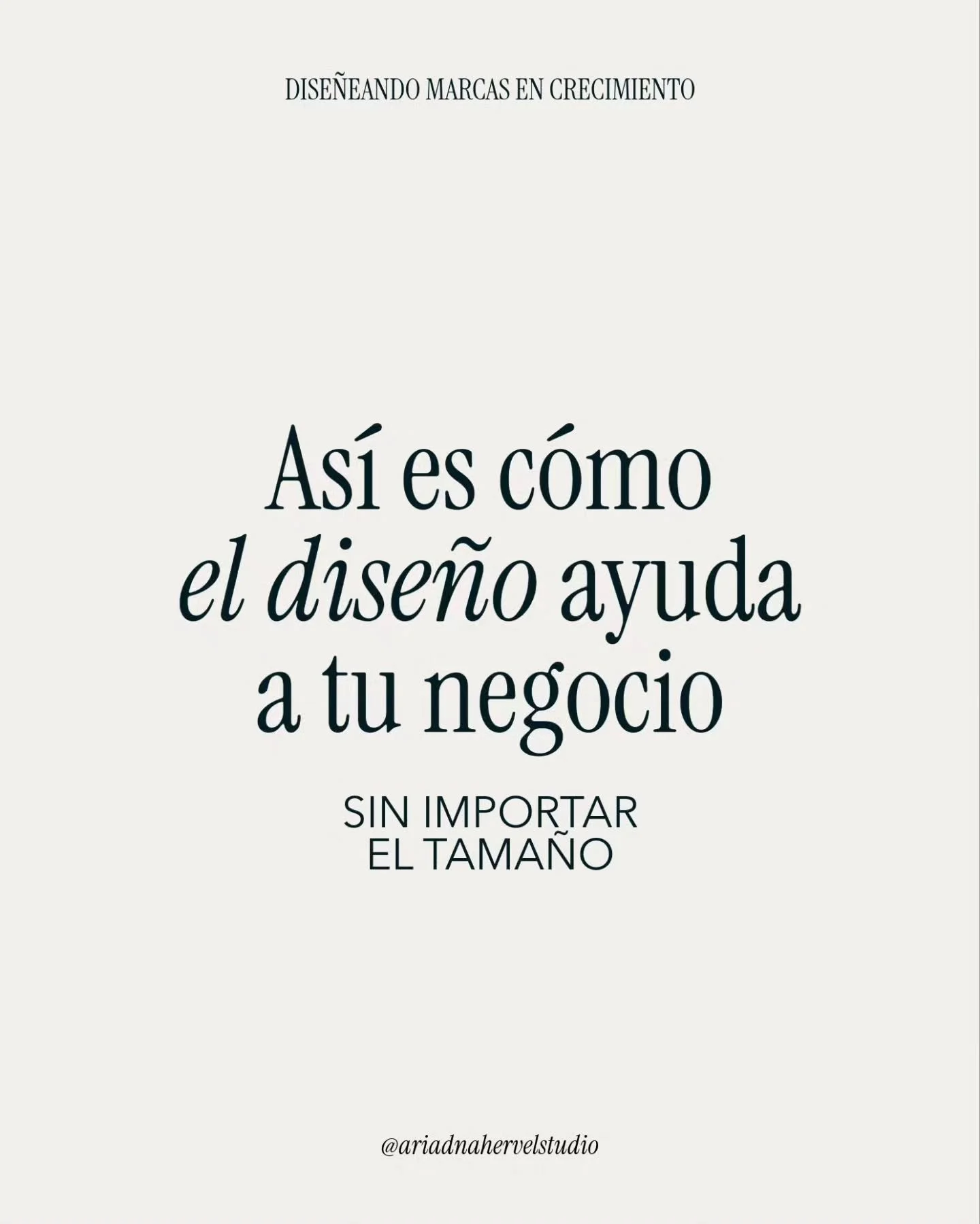 C&oacute;mo ayuda el dise&ntilde;o en un negocio.
Tres cosas muy simples, sin importar el tama&ntilde;o.

1.CLARIDAD
El dise&ntilde;o no es lujo, es claridad. Ayuda a que tu cliente entienda r&aacute;pidamente qu&eacute; haces y para qui&eacute;n
