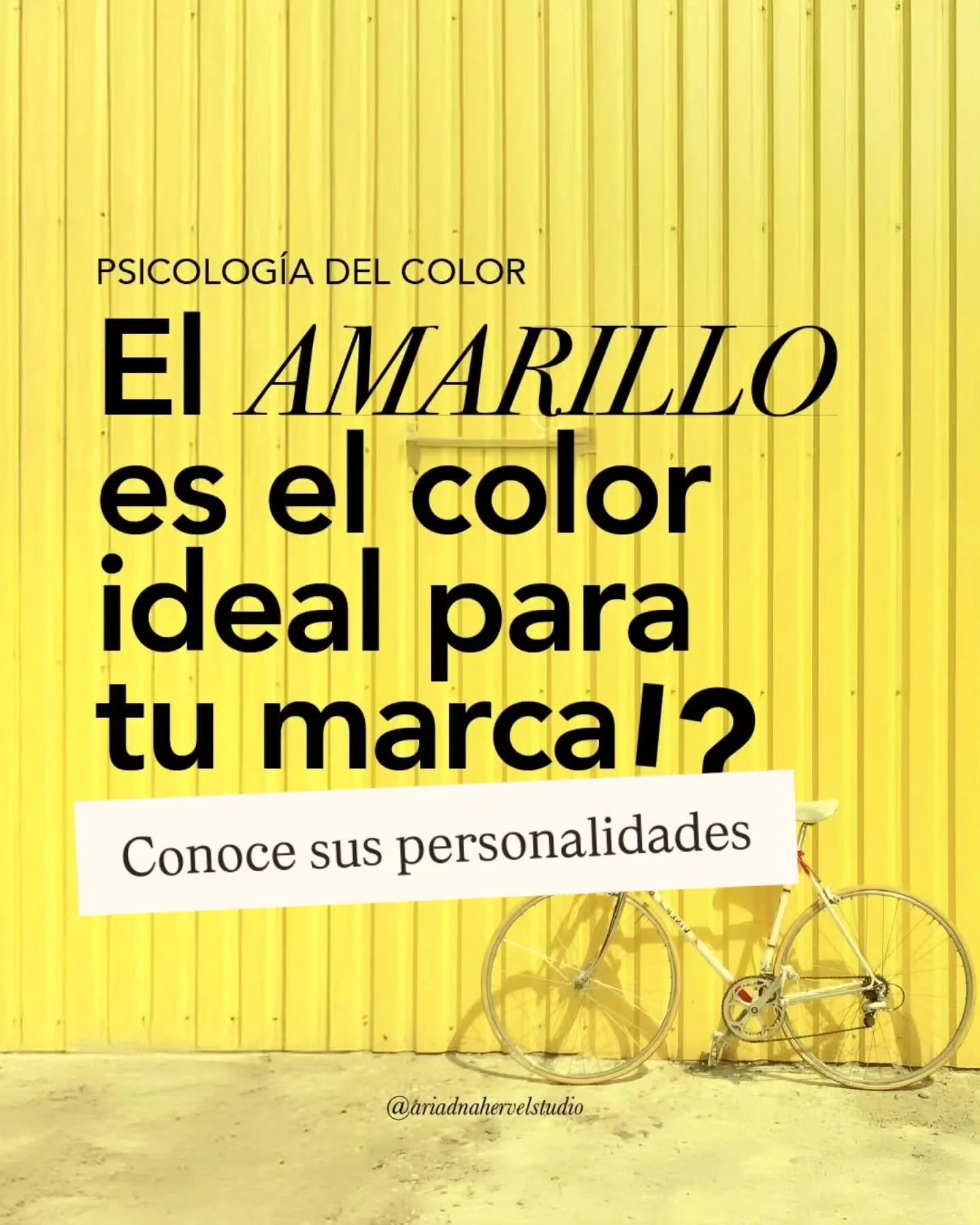 El color amarillo y sus diferentes personalidades 

&iquest;El amarillo estar&iacute;a dentro de la paleta de color de tu marca?

Ya hemos hablado de la PSICOLOG&Iacute;A DEL COLOR, que es la disciplina que estudia el c&oacute;mo los colores afectan 