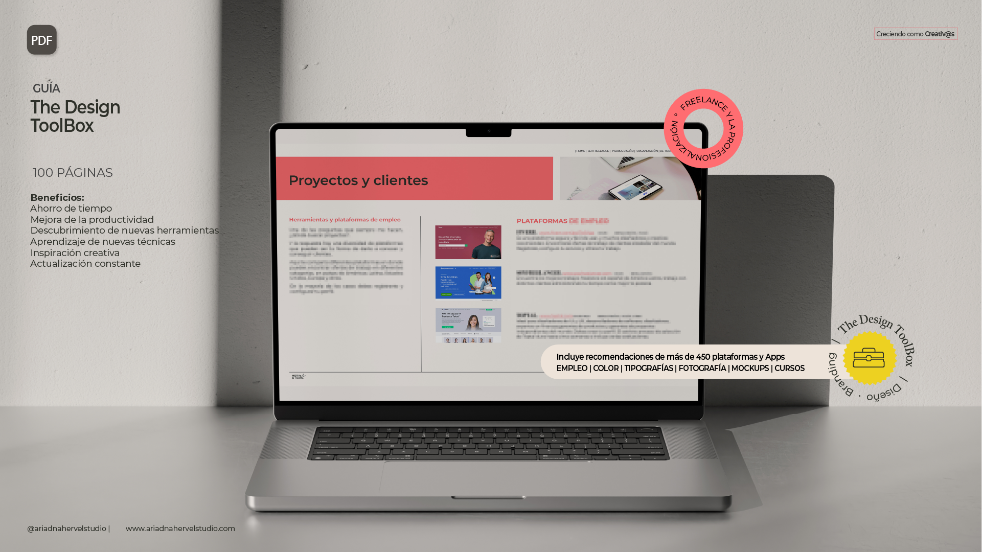 The Design ToolBox Guía para diseñadores creativos freelance — Ariadna ...