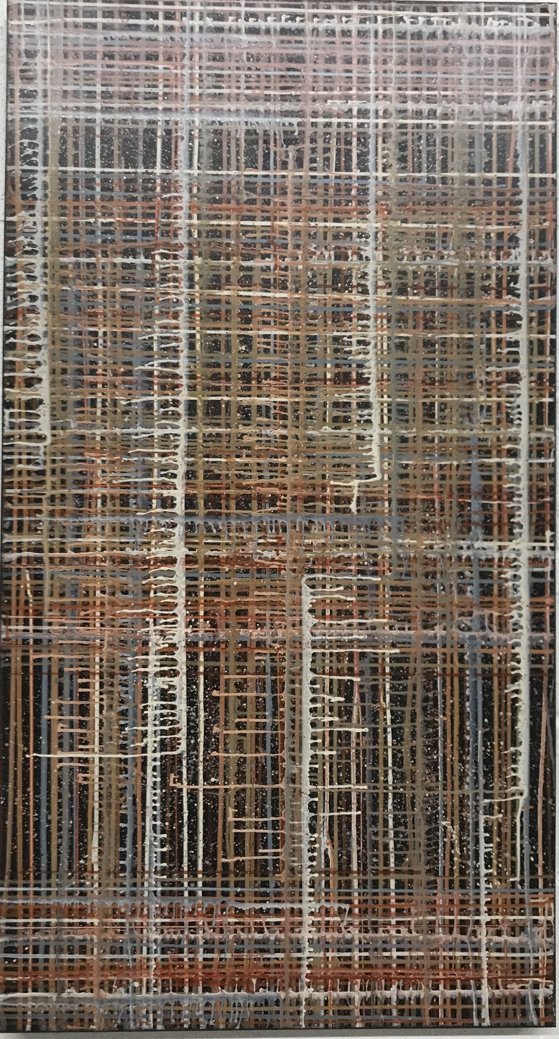 Latex paint/wood panel