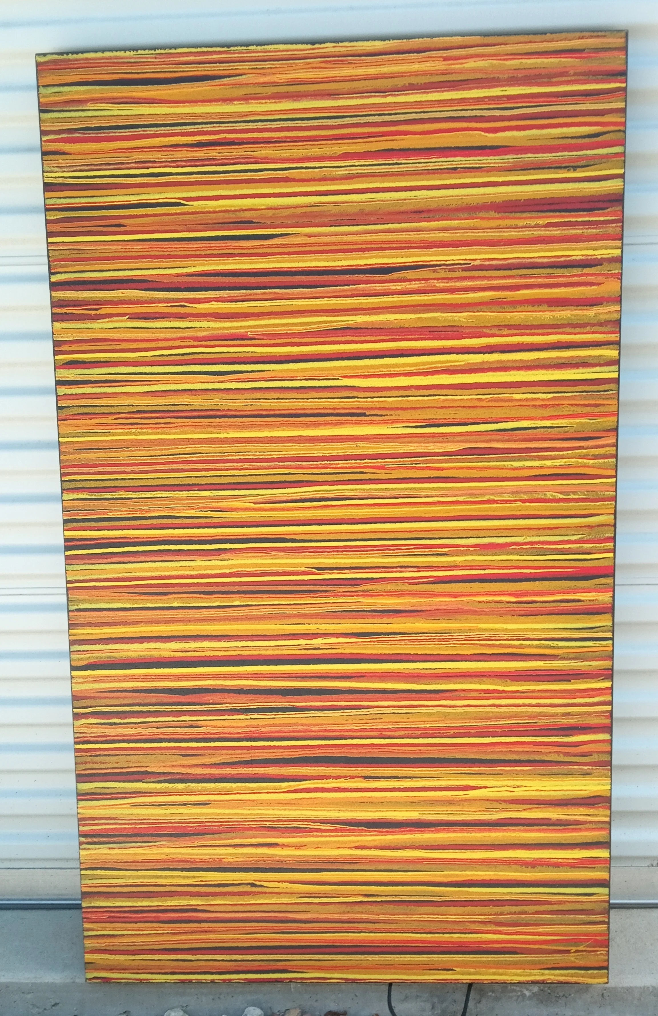 Canvas/latex paint: 31.5"x53.5"