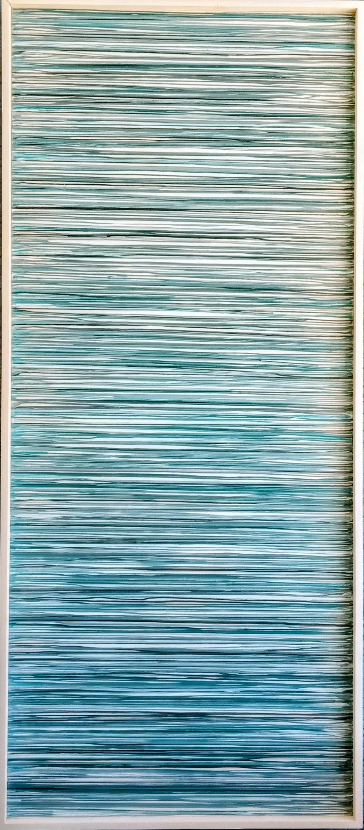 Wood/latex paint: 37.5"x86"