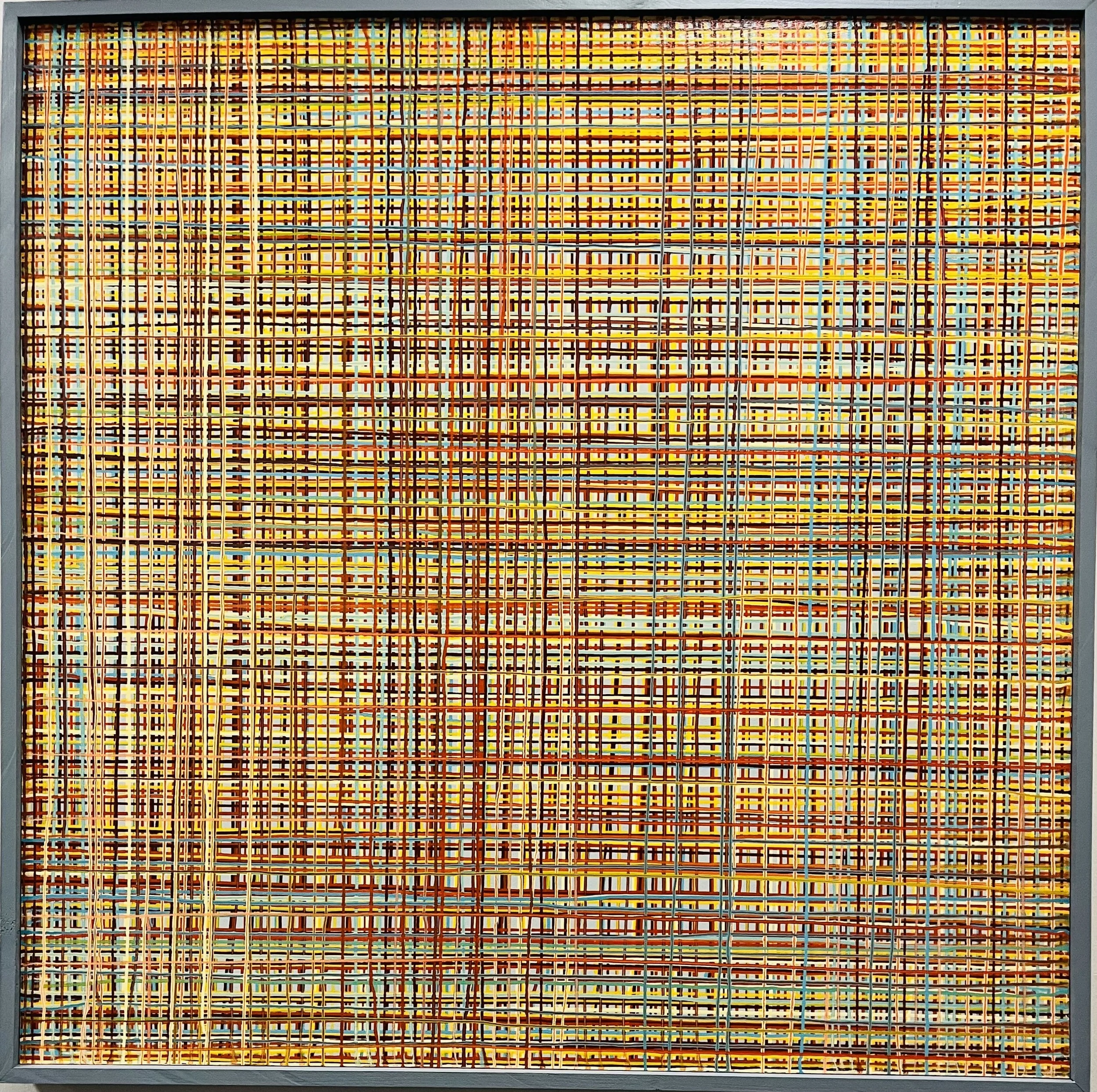 Latex paint/wood panel: 48"x48"