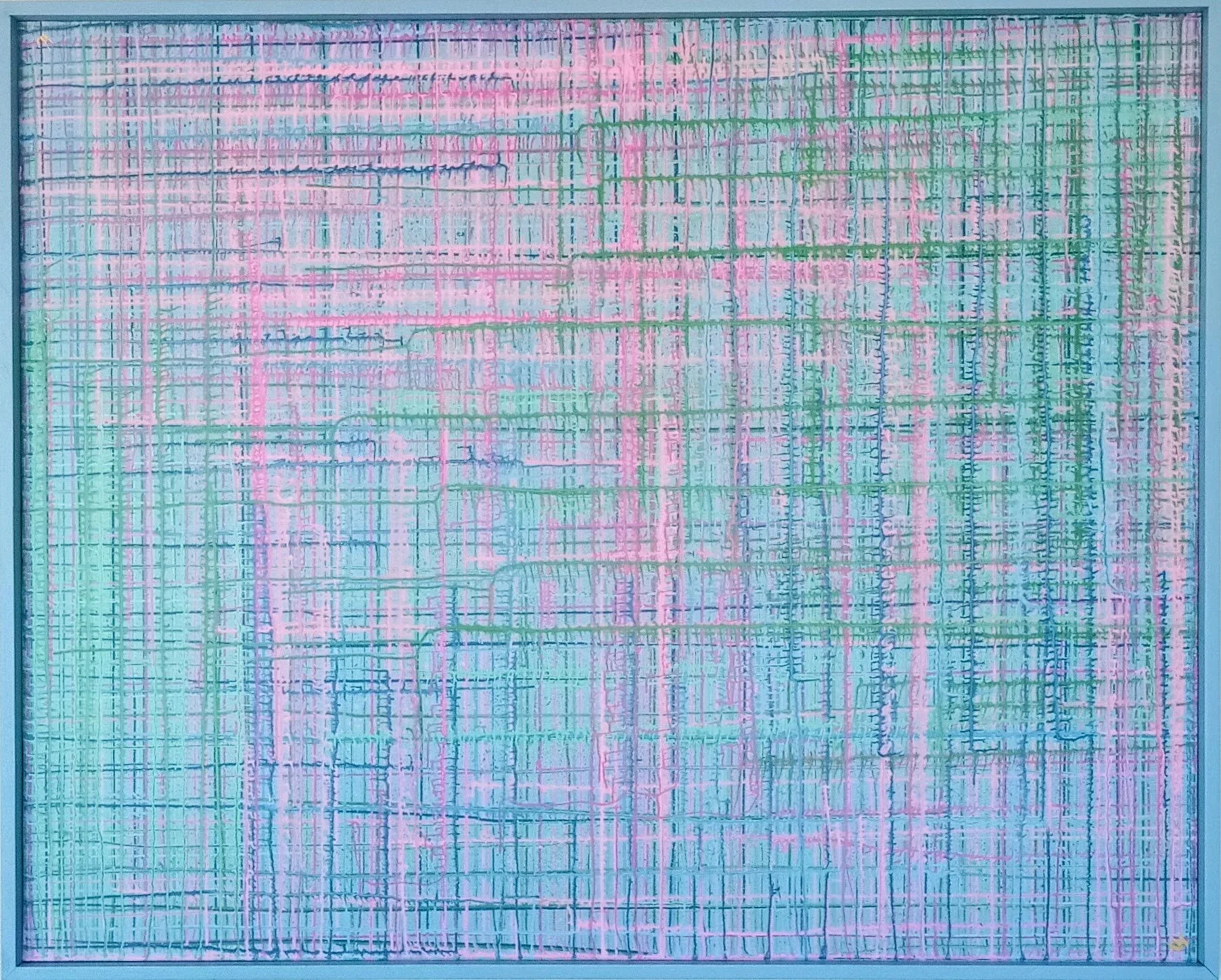 Wood/latex paint: 49.5"x61.5"