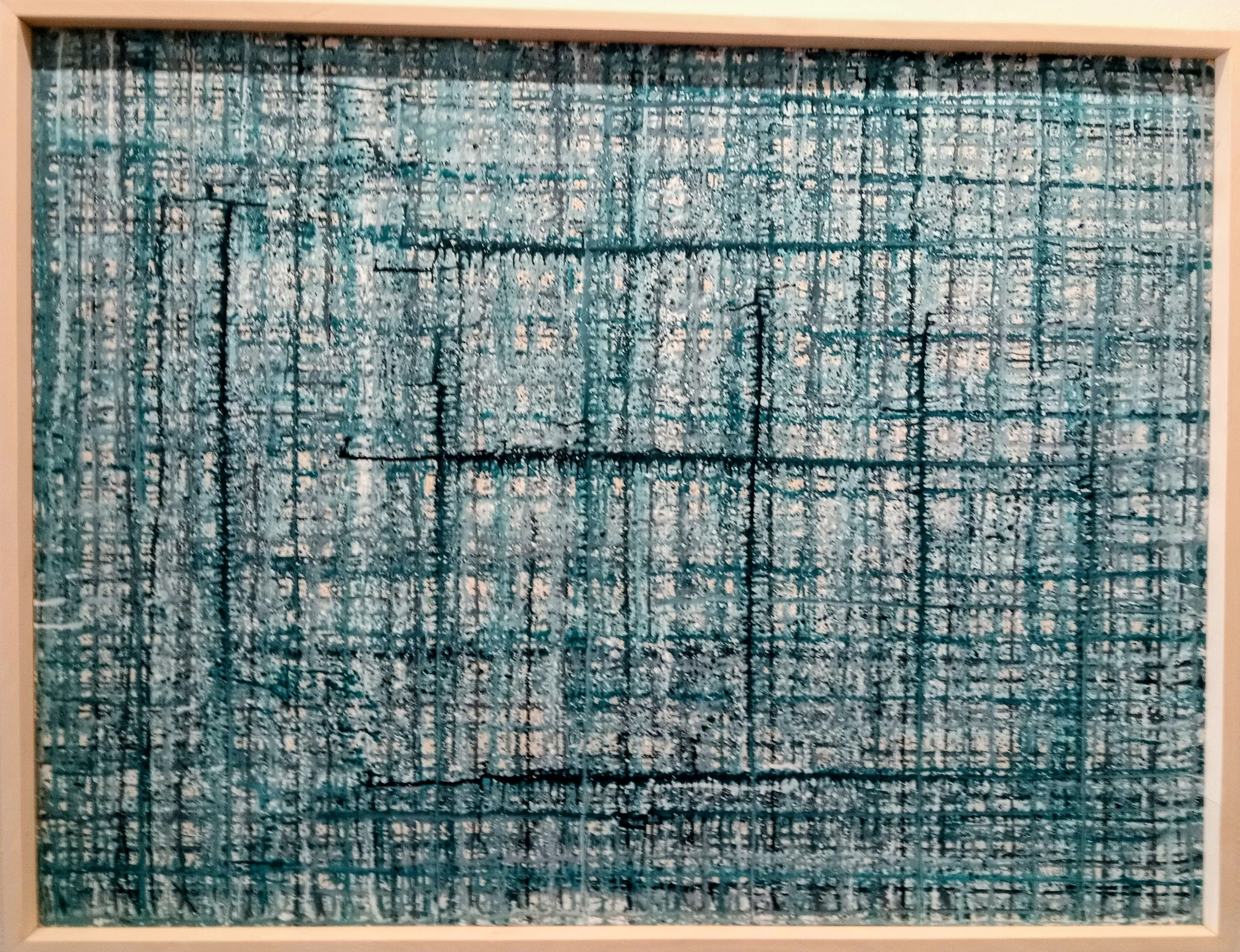 Wood/latex paint: 50"x37.5"