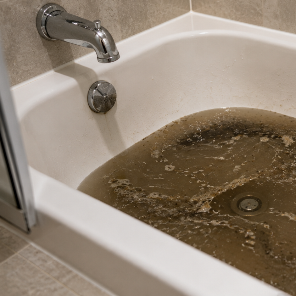 Why Is Sewage Backing Up Into My Bathtub?
