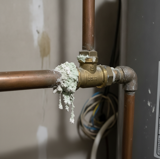 two water softener systems side by side at a store