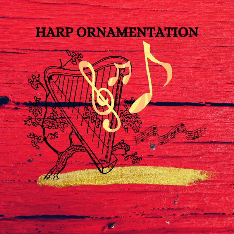harp ornamentation