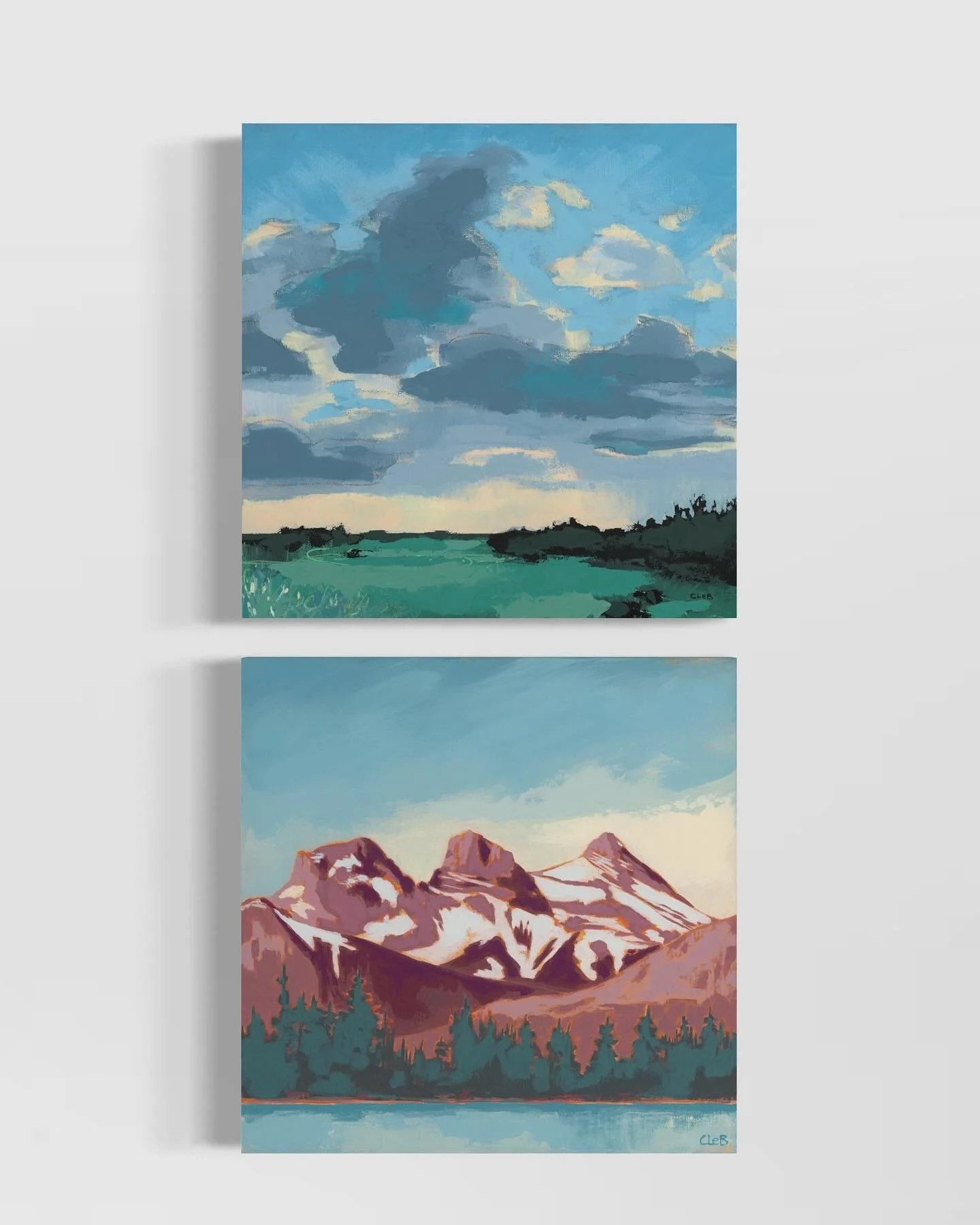 Coming next Thursday, Nov 13! 

I&rsquo;ve been busy in the studio creating four pieces for the Julia Veenstra &amp; Friends @squarefootshow that goes live next week! Subscribe and you could win a 12x12 original piece from the founder of the show (su