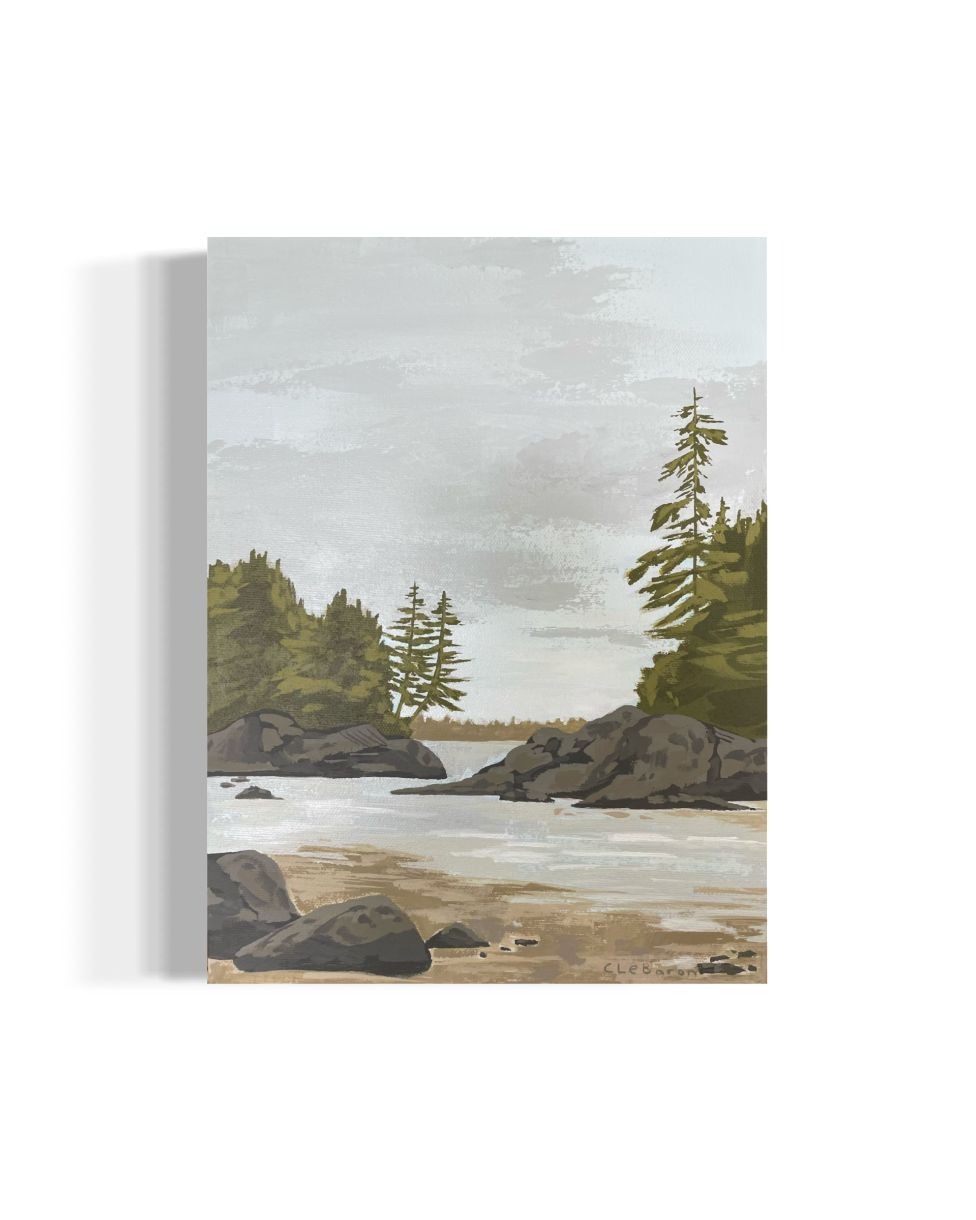 Rocks & Salt Water 9" x 12"