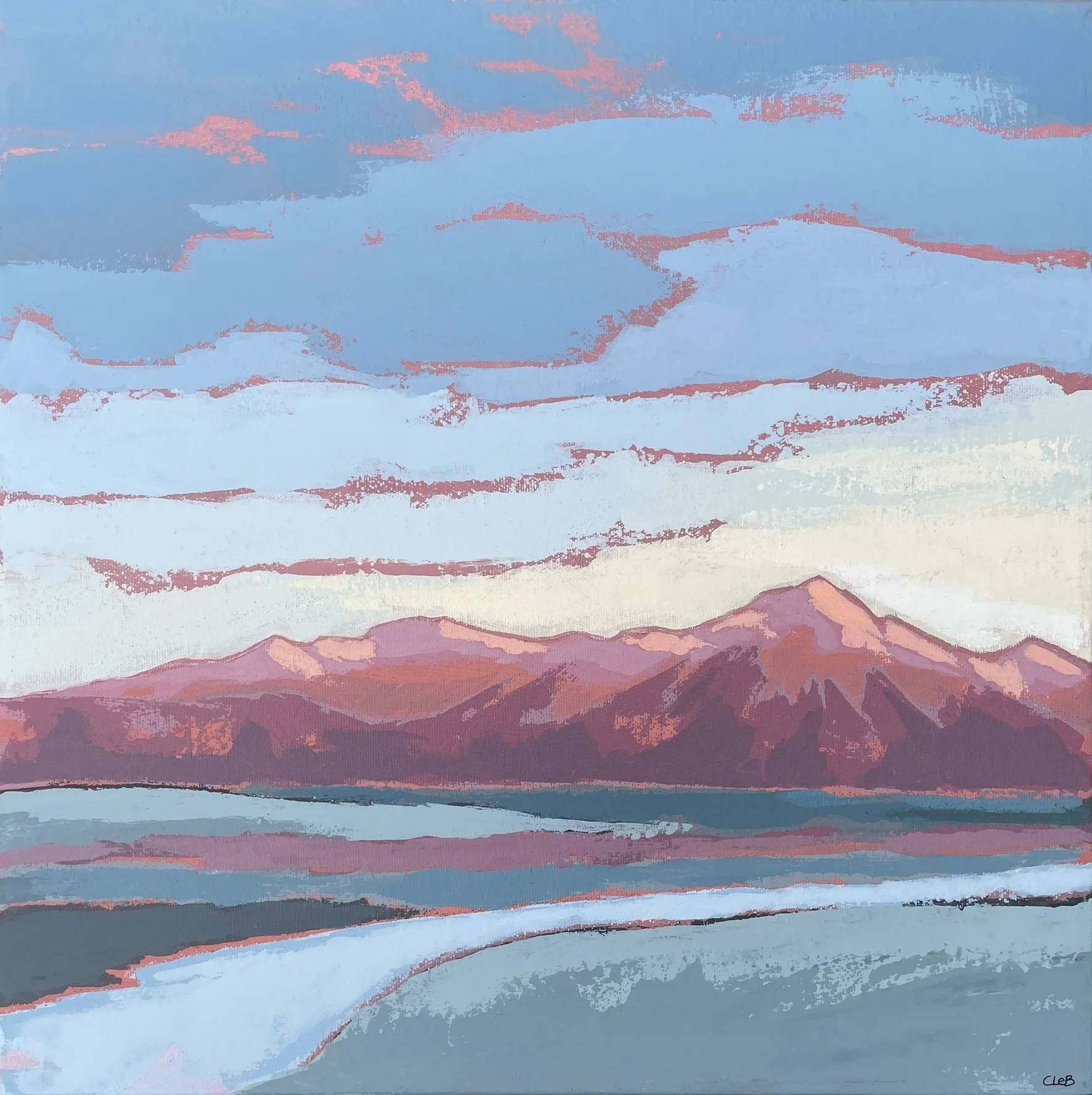 Courtney LeBaron_Gradient Sky_Acrylic on Gallery Depth Canvas.JPEG