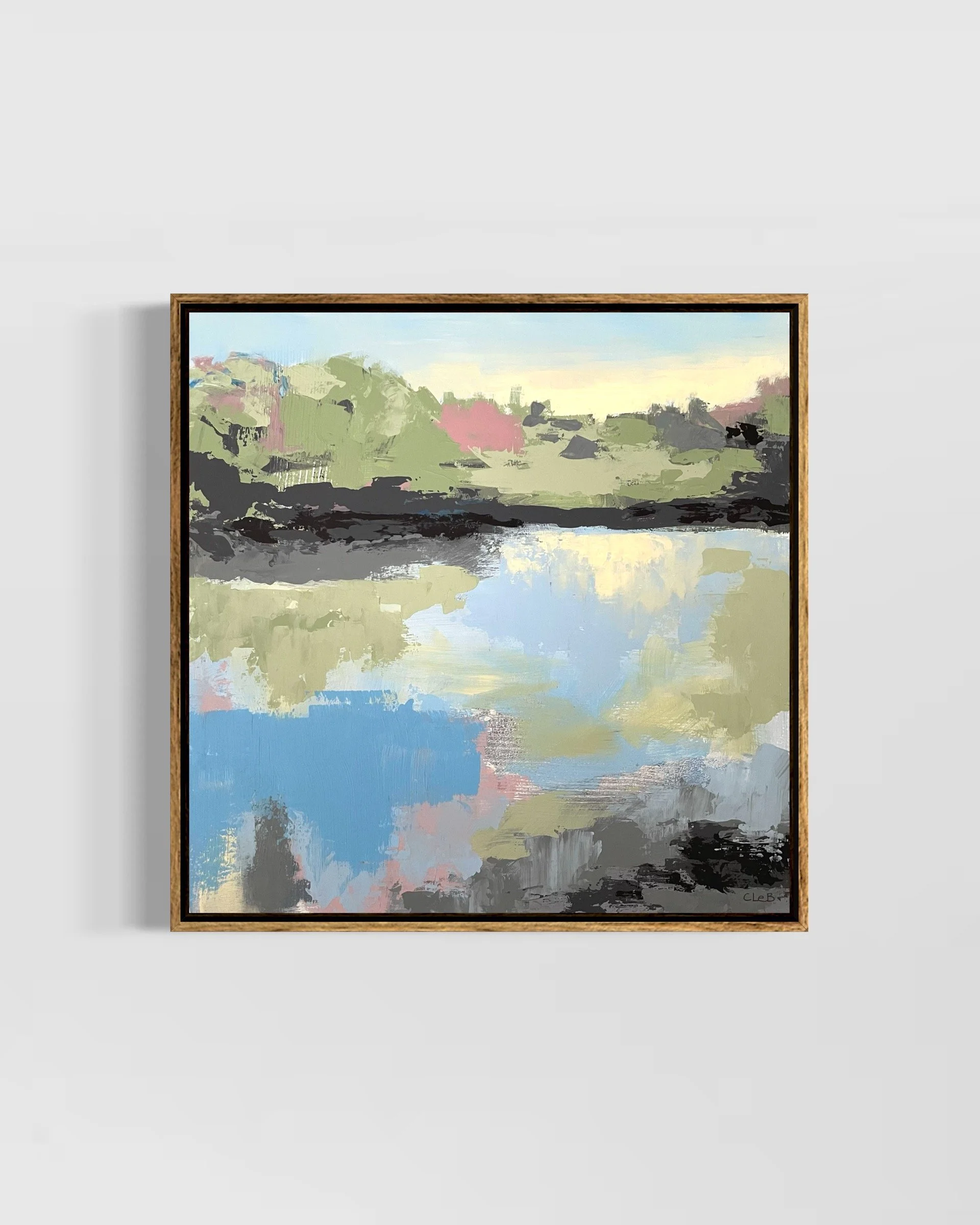 Wetlands 12" x 12" Framed