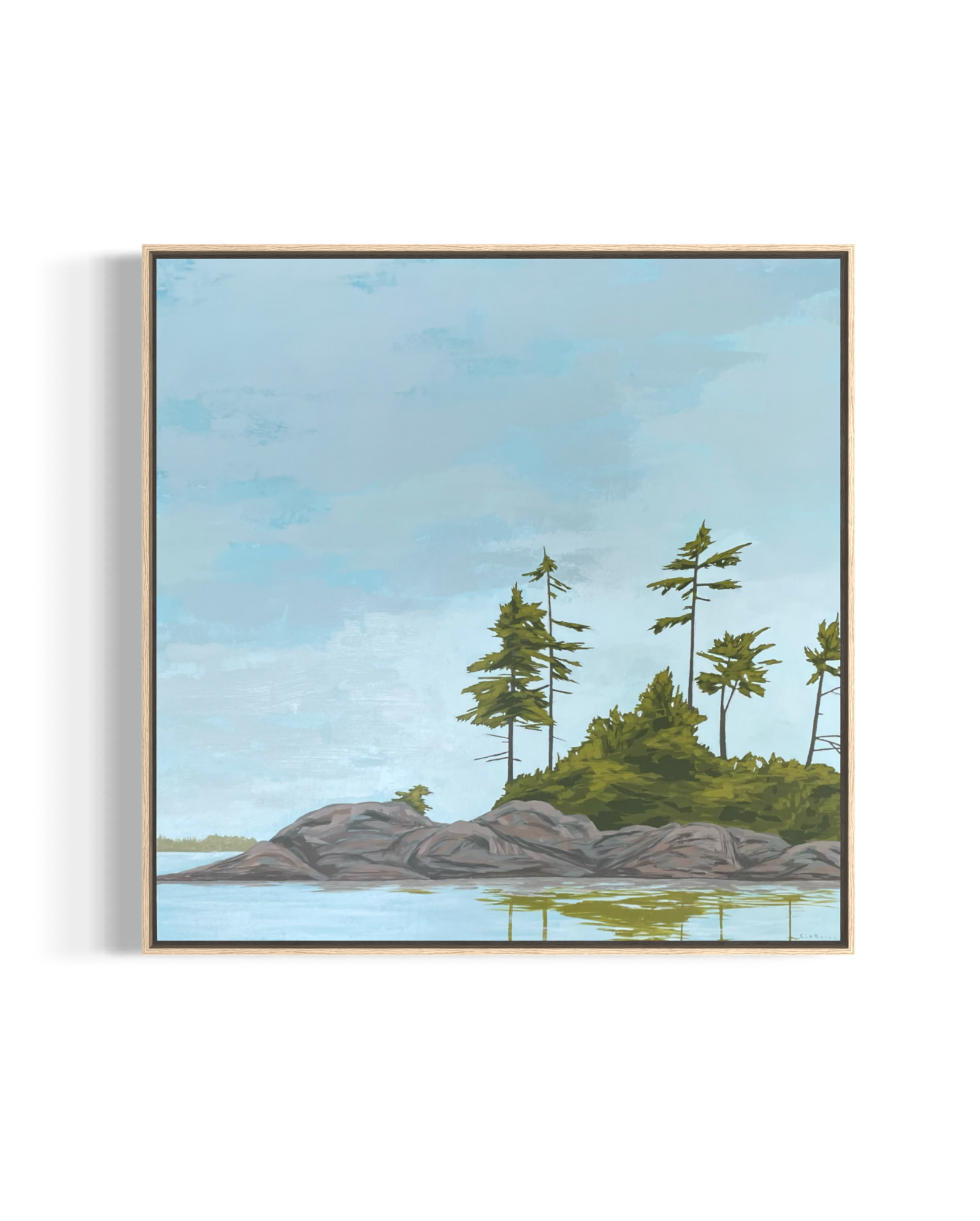 Wind Blown 30" x 30" Framed