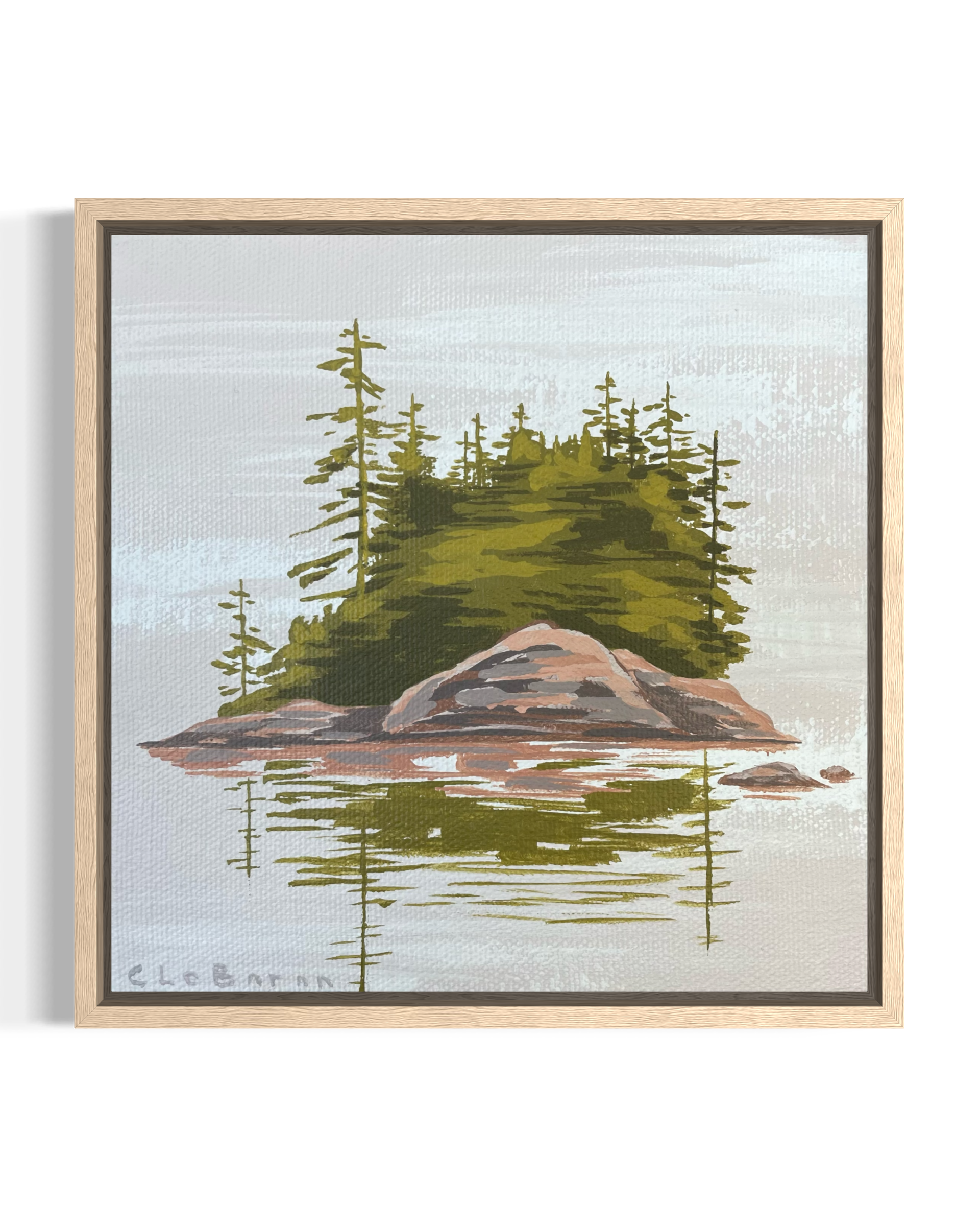 Interlude 6" x 6" Mini, Framed