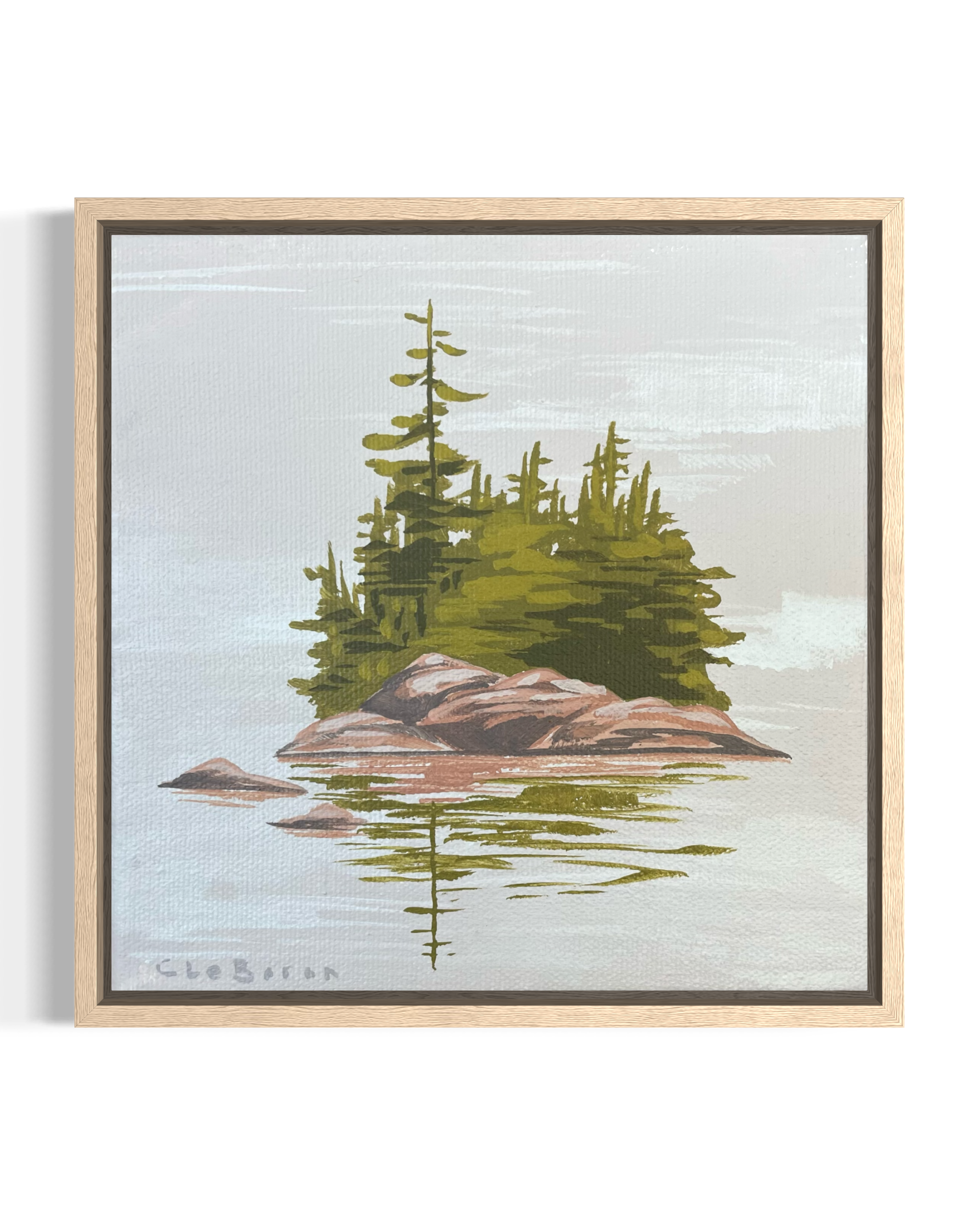 Hiatus 6" x 6" Mini, Framed