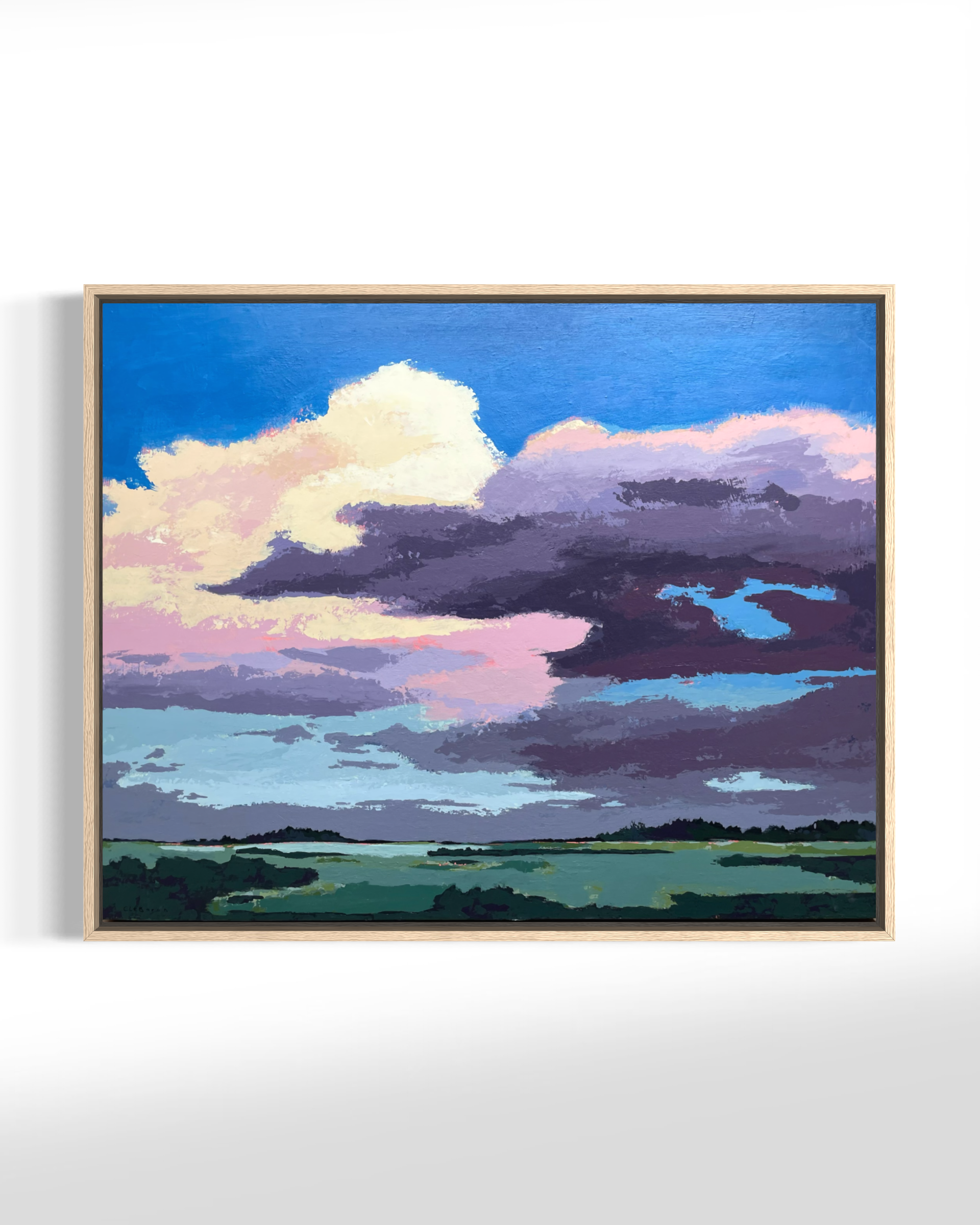 Wildly Open 24" x 30" Framed