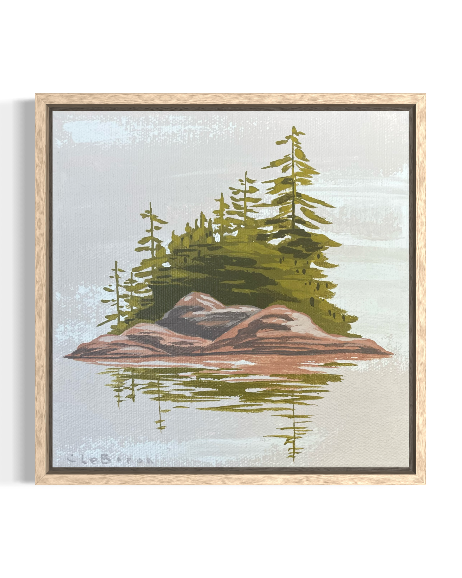 Respite 6" x 6" Mini, Framed