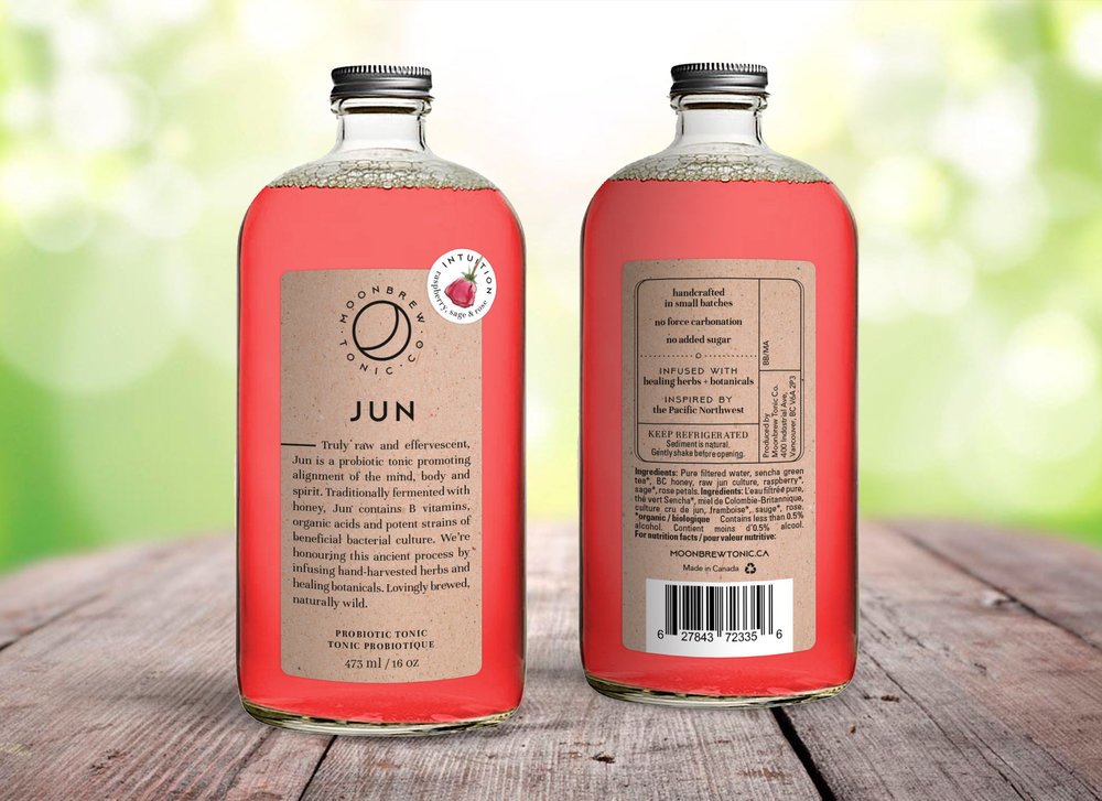 FRONT/BACK BEVERAGE LABELS