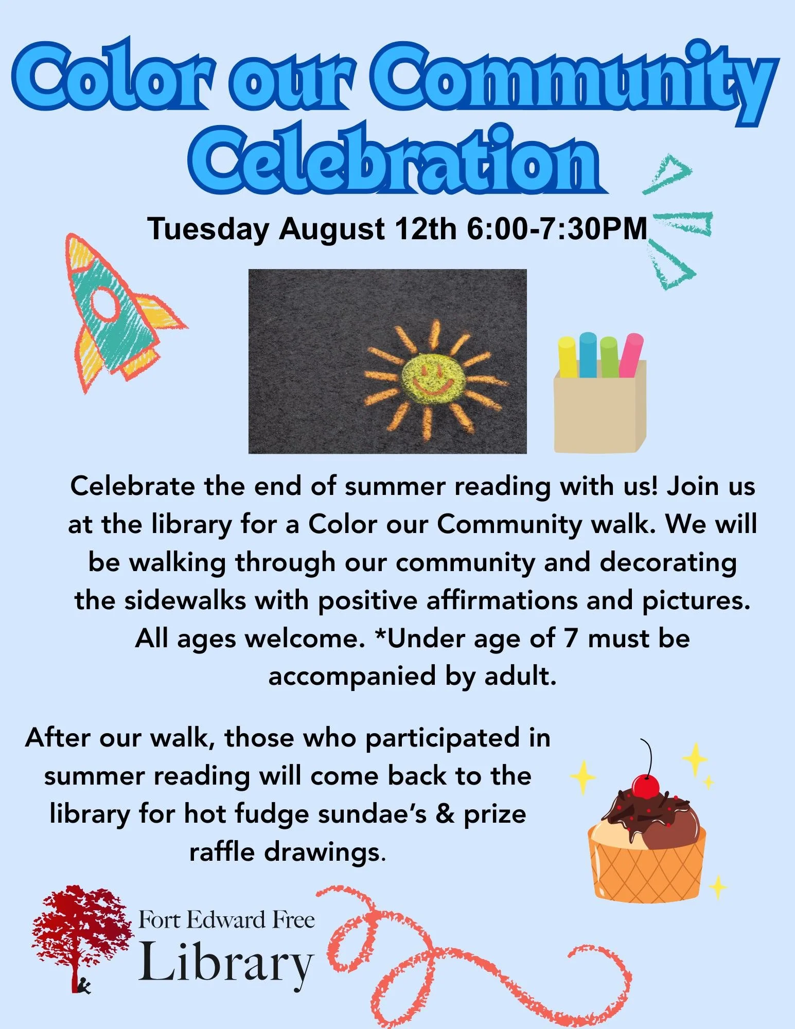Color Our Community Celebration @ Fort Edward Free Library