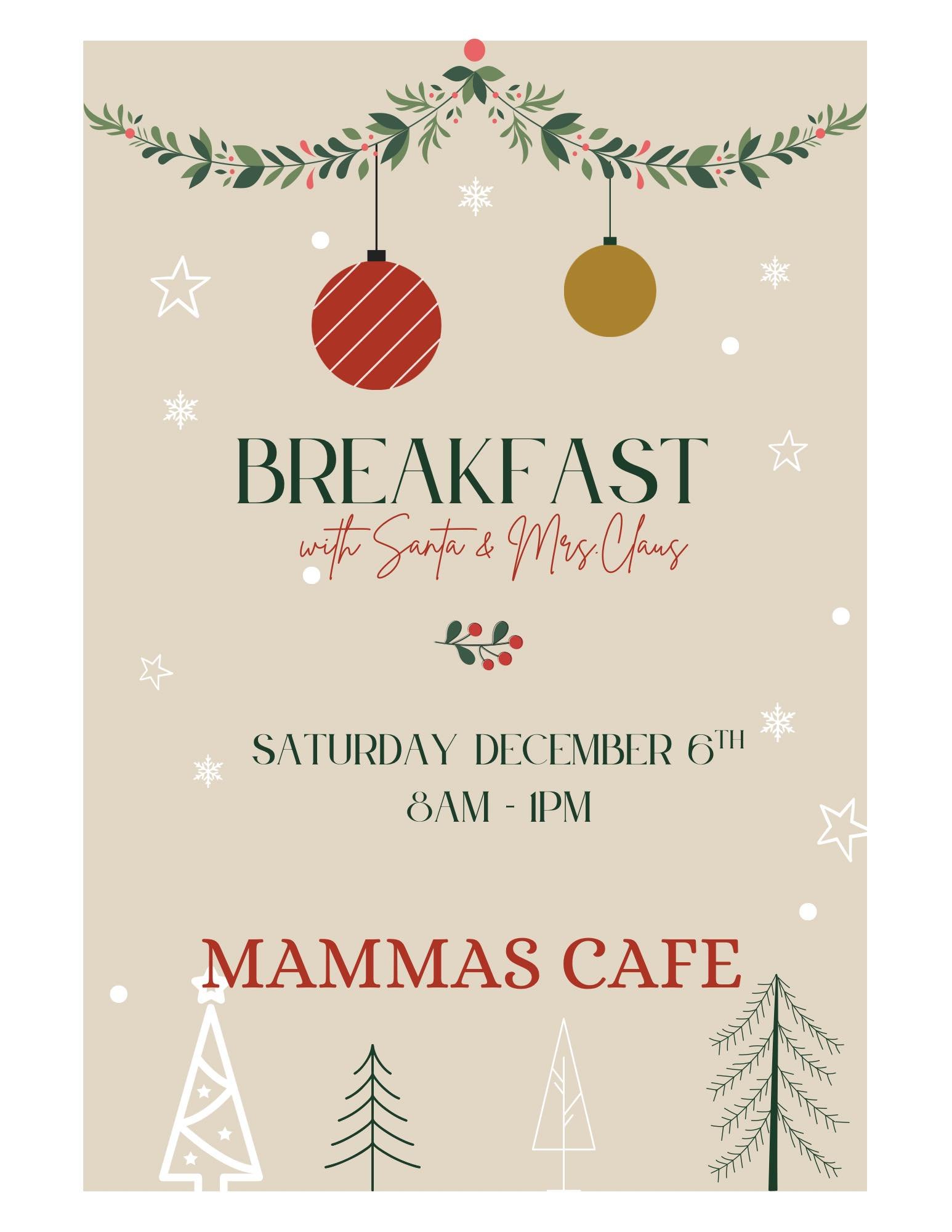Breakfast with Santa @ Mamma's Cafe