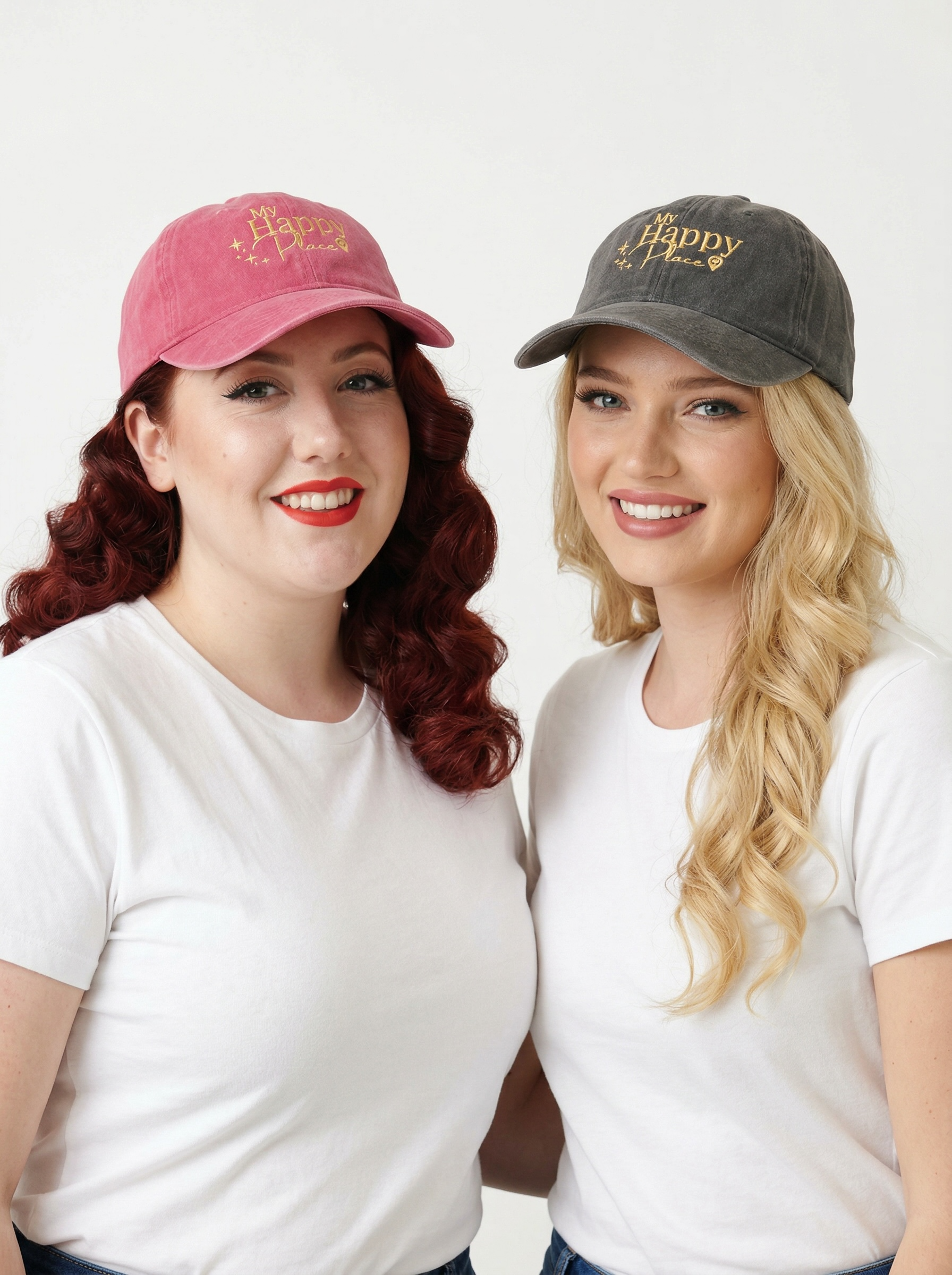 "My Happy Place" Vintage style cap