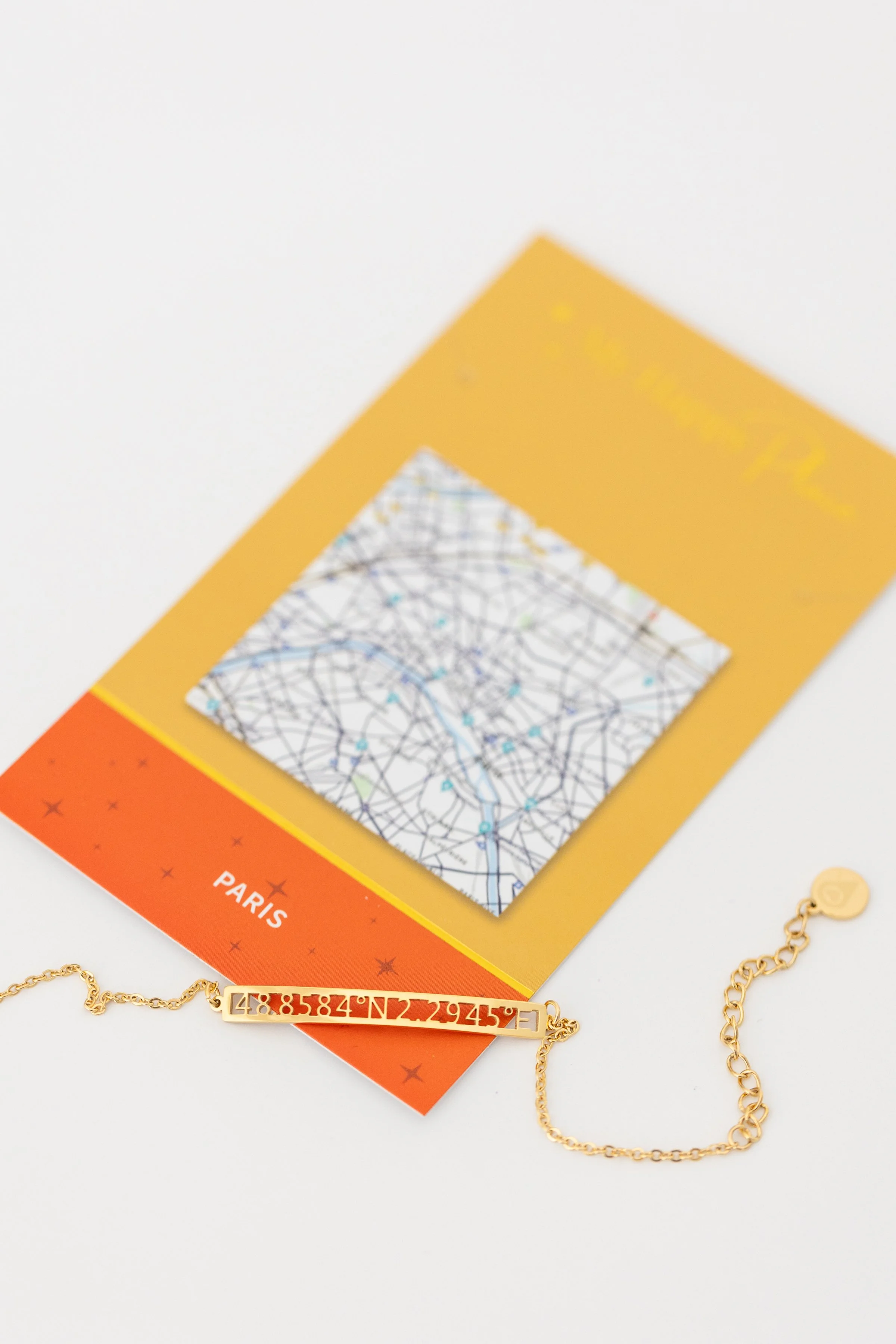 Disney location bracelet My Happy Place Stainless steel gold plated gift