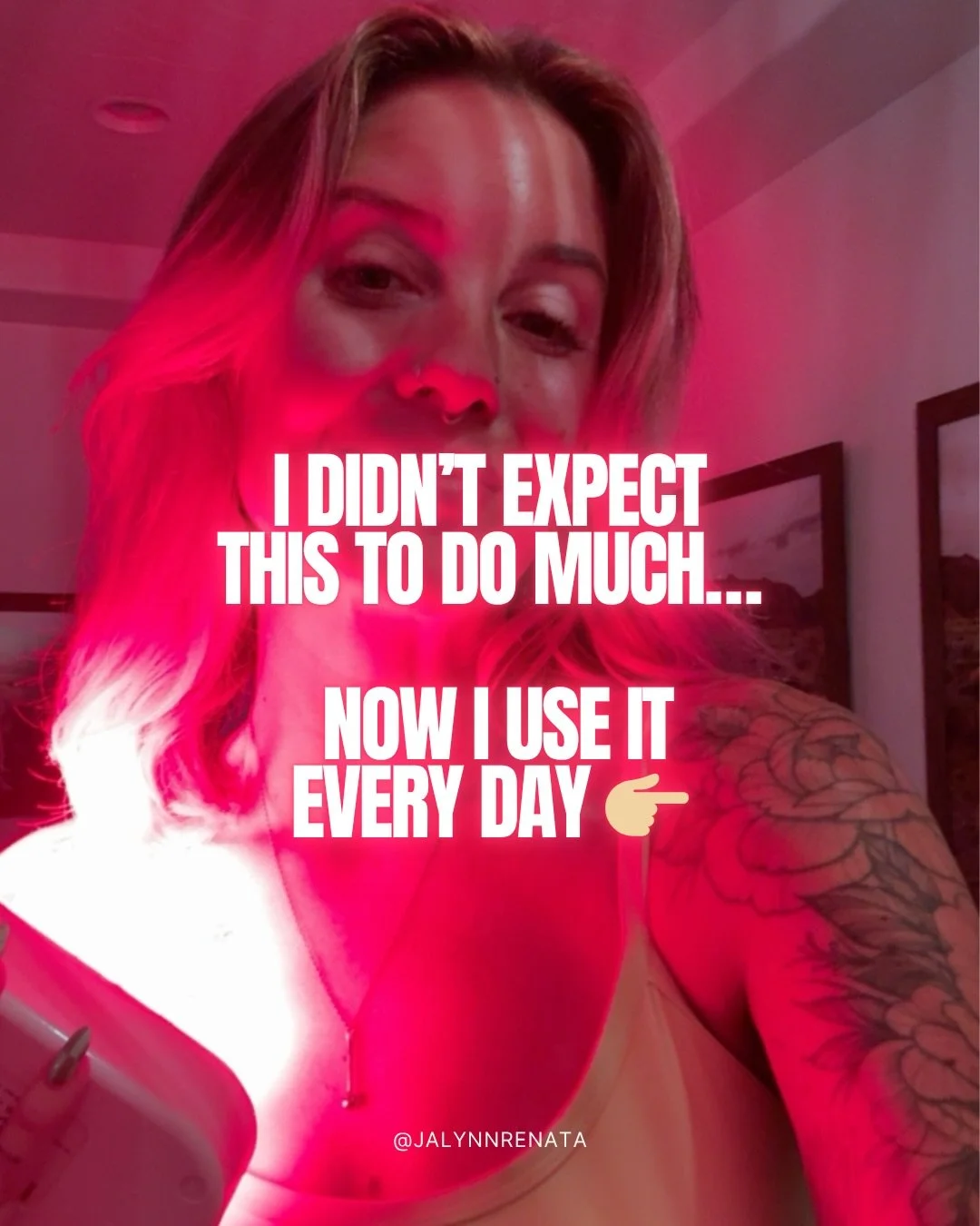 Comment &ldquo;RED LIGHT&rdquo; for the link - 50% OFF FOR 24 MORE HOURS!  I&rsquo;ve tried a lot of things over the years&hellip; and red light therapy has stuck! 🚨

THIS is one of the few things that actually feels like it&rsquo;s working with my 