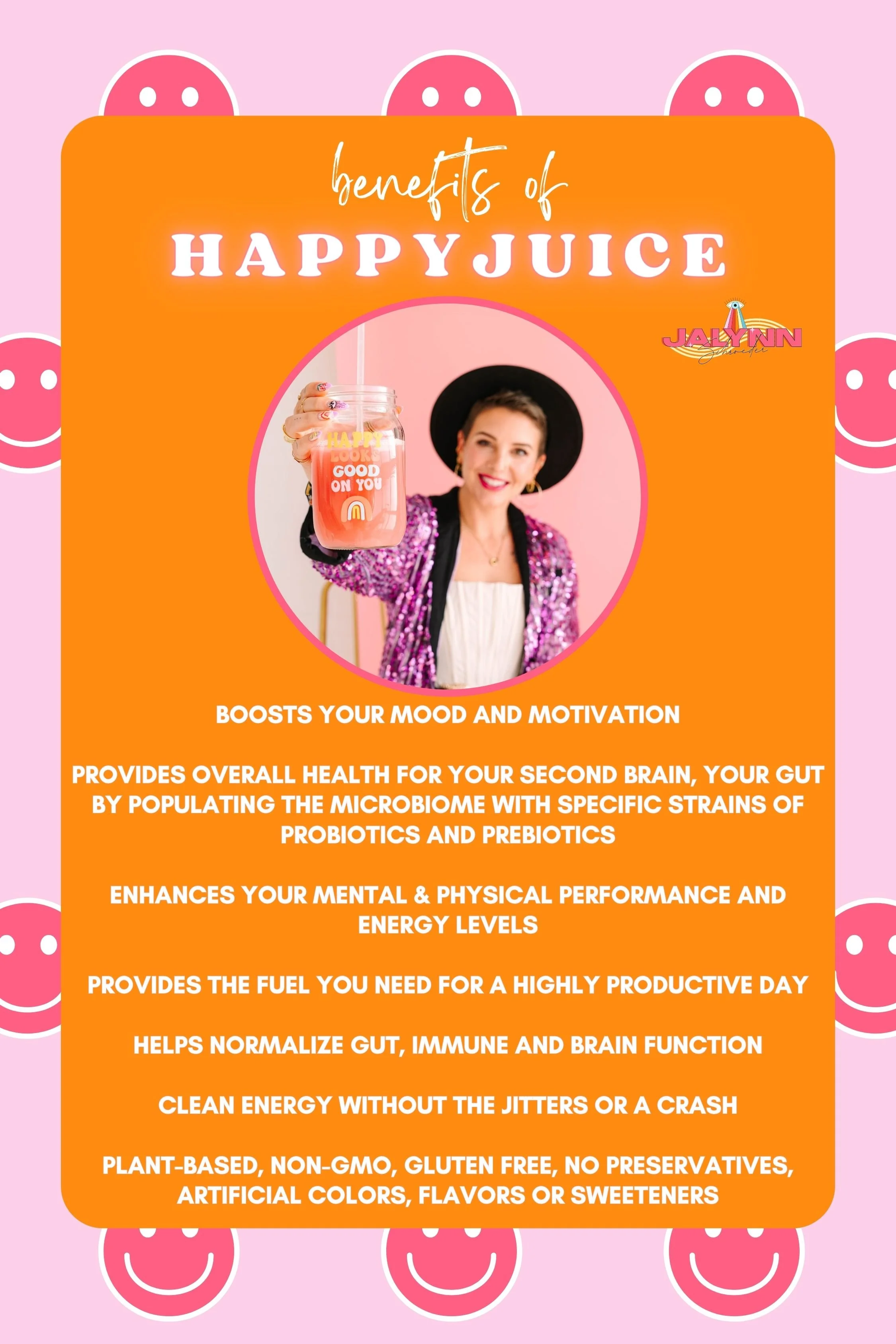 The Benefits of Happy Juice — Jalynn Schroeder