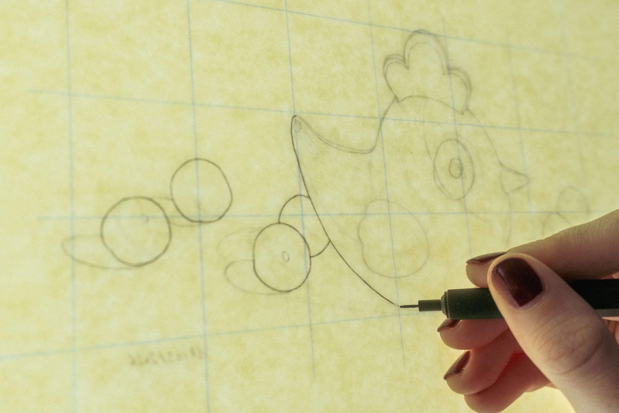 How I Transfer My Drawings to Watercolour Paper