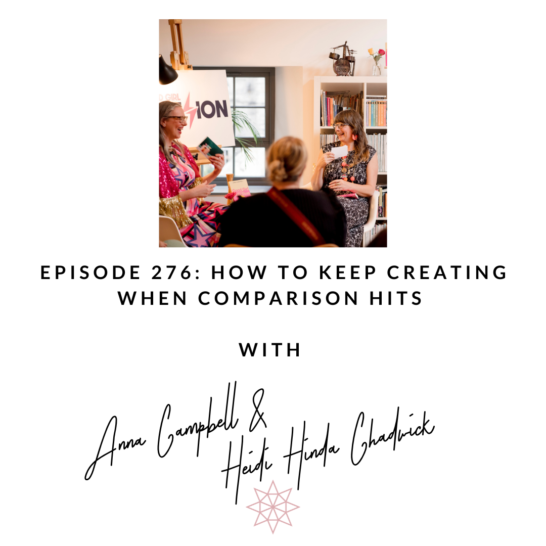 BONUS EPISODE: HOW TO KEEP CREATING WHEN COMPARISON HITS