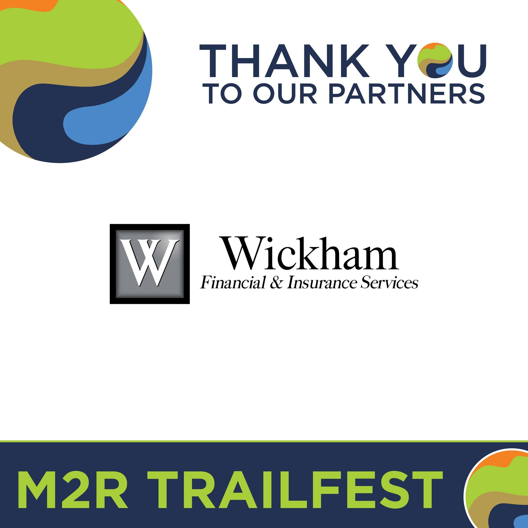 Thank you to our partner, @wickhamservices, for your support of the #mariettaARTscene and M2R TrailFest!