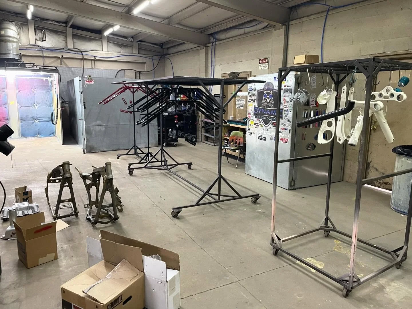 Still getting a picture area set up but busy is an understatement! We cannot thank everyone enough for continuing to trust us with your parts!
.
.
.
.
#powdercoating #supportlocal #localbusiness #yorksc #powdercoat