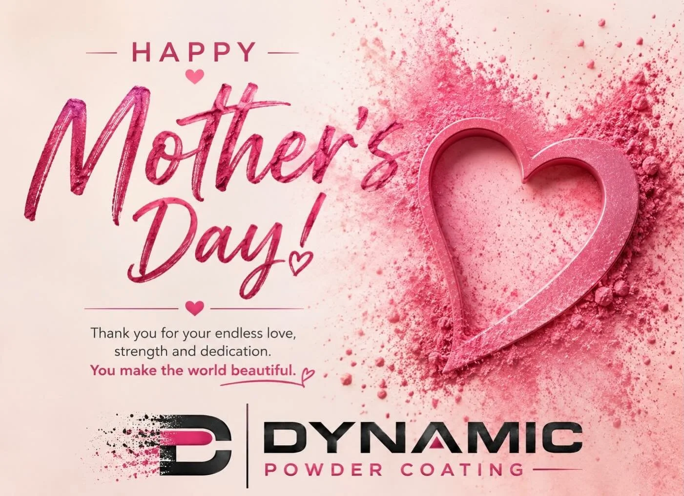 Happy Mothers Day from the team here at Dynamic Powder Coating!
.
.
.
.
#mothersday #happymothersday #mothersday2026 #powdercoating #powdercoat
