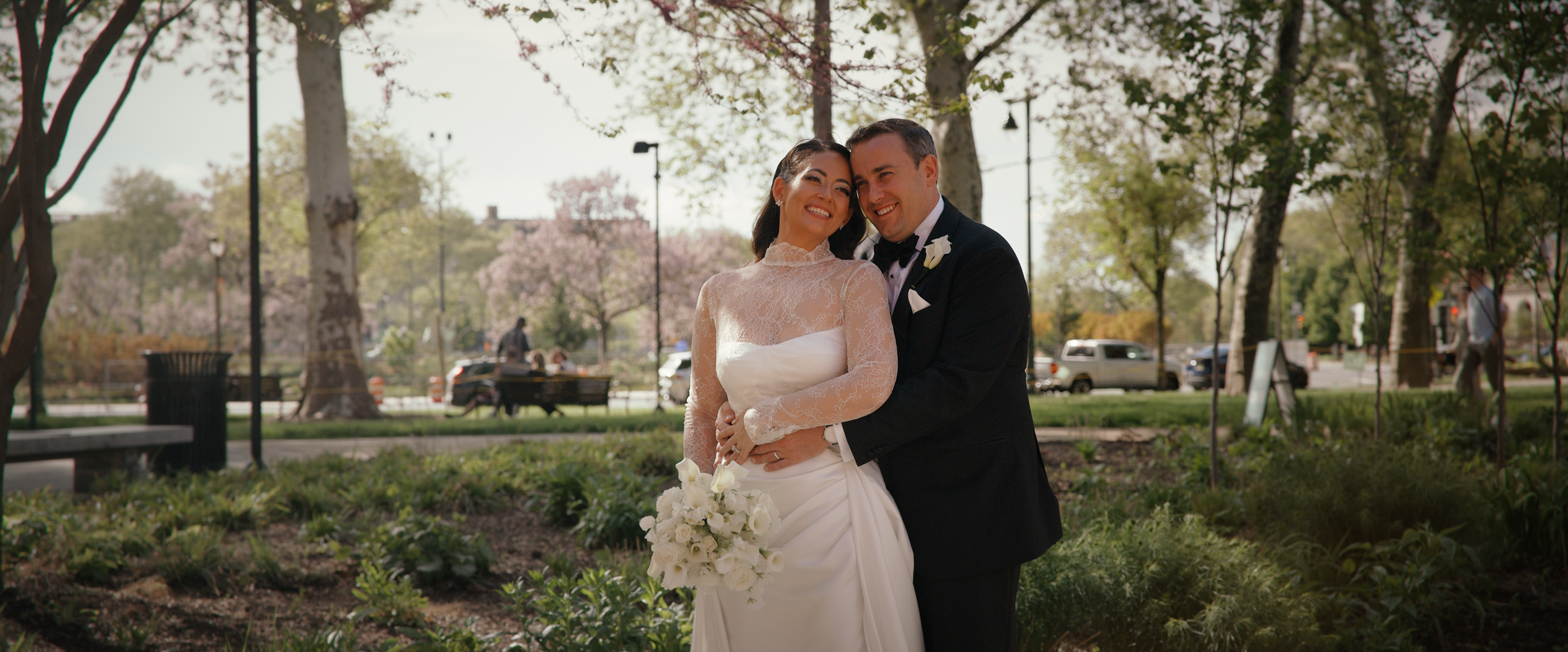 Tiffany & Richard | Cathedral Basilica of Saints Peter & Paul | The Mansion on Main Street