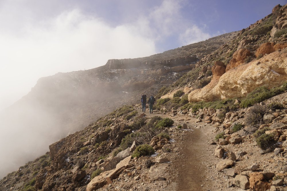Stage 5 of the GR131 trail in Tenerife