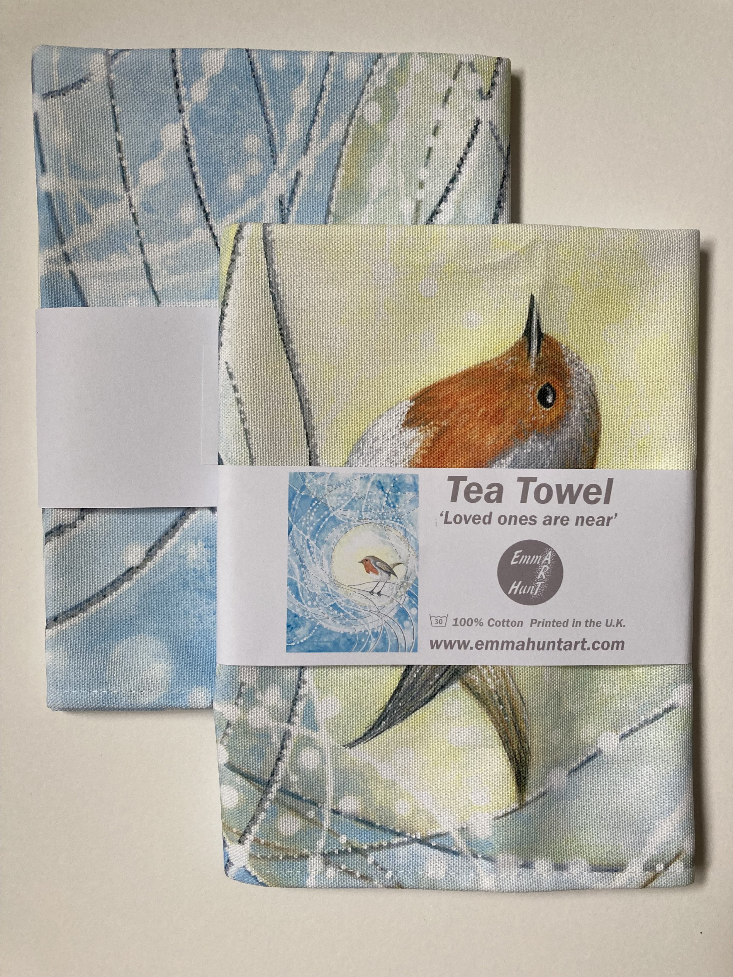 Tea Towel 'Loved ones are near'